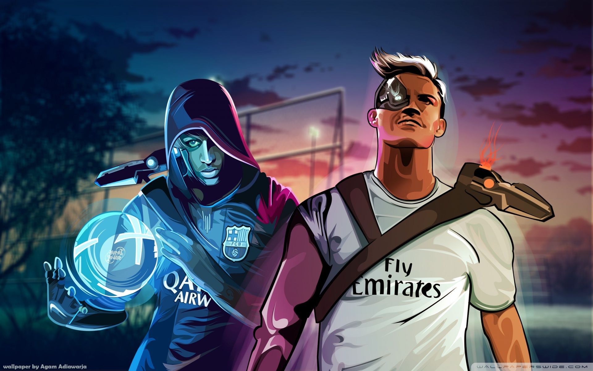 Assassini calcio Barcellona Real Madrid, Liga spagnola, sfondi di Calcio, 1920x1200 Full HD+, Desktop