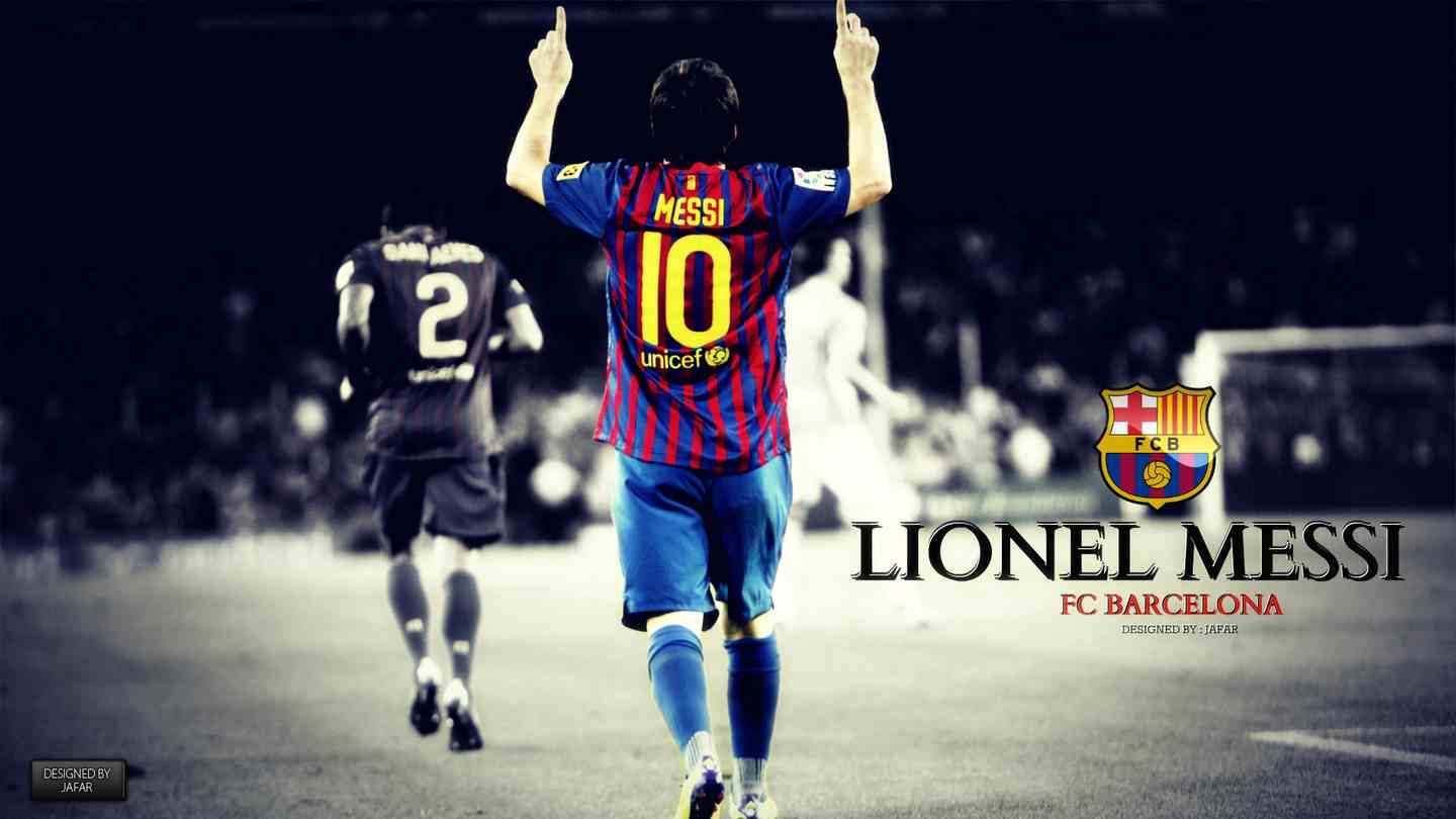 Lionel Messi FC Barcelona, sfondi di Calcio, 1440x810 720p, iMac
