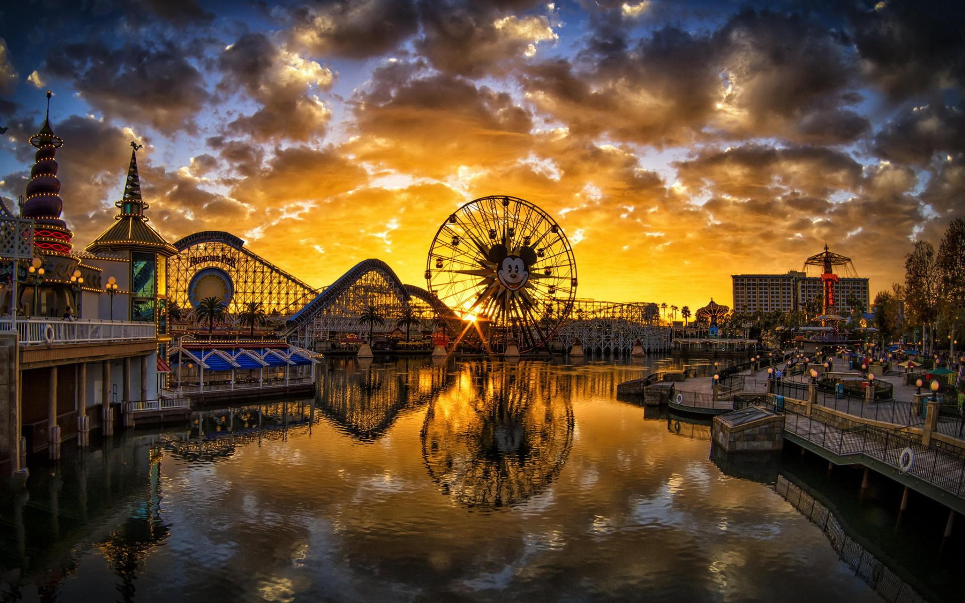 Luna park al tramonto California, 1920x1200 WUXGA, PC