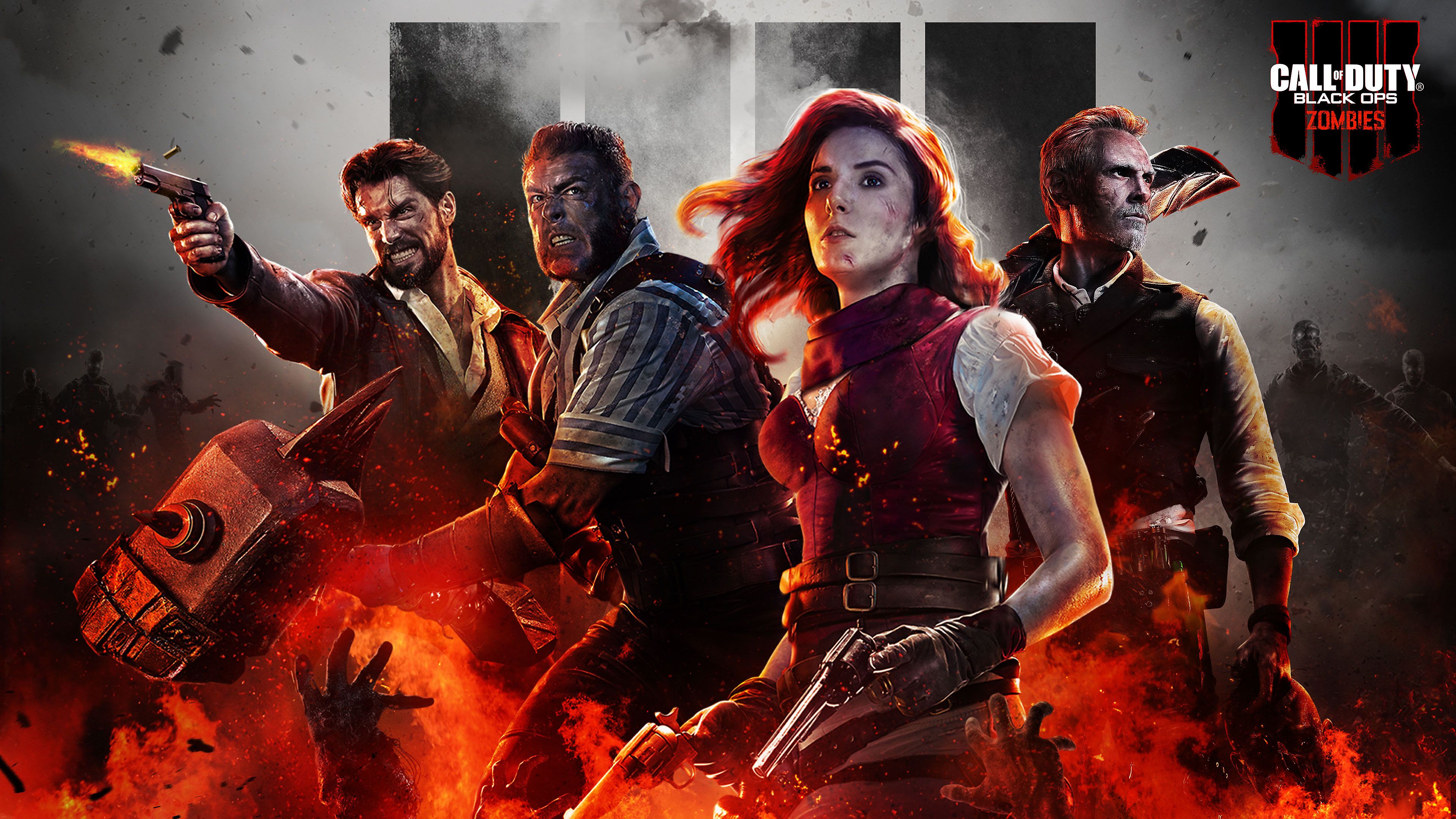 Call of Duty Black Ops 4 personaggi, 3840x2160 4K, Desktop 4K