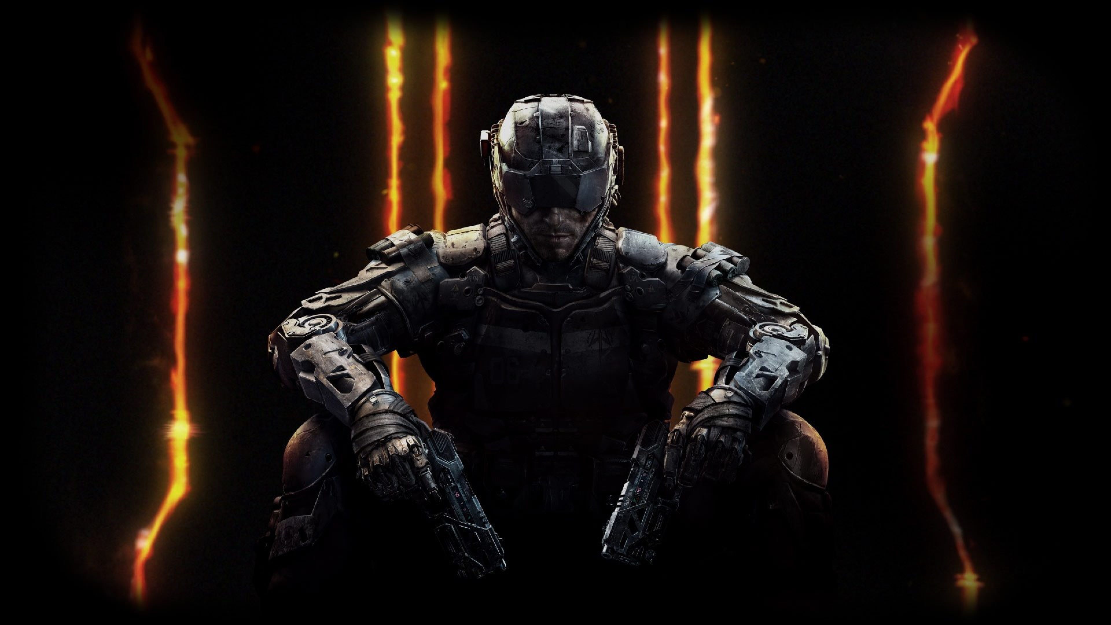 Soldato Black Ops III seduto, 3840x2160 4K Ultra HD, Monitor 4K