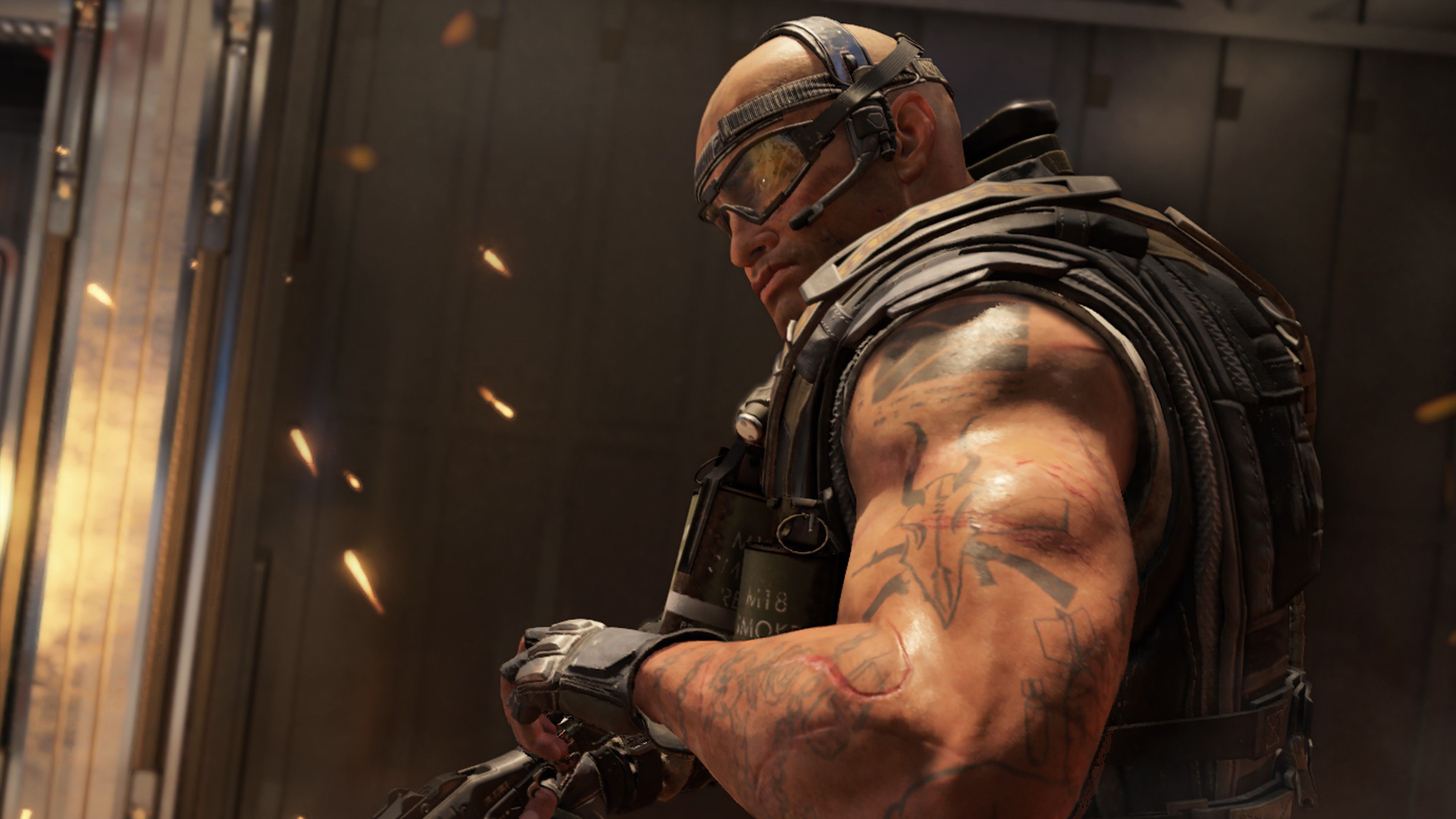 Soldato tatuato Call of Duty, 3840x2160 4K Ultra HD, Monitor 4K