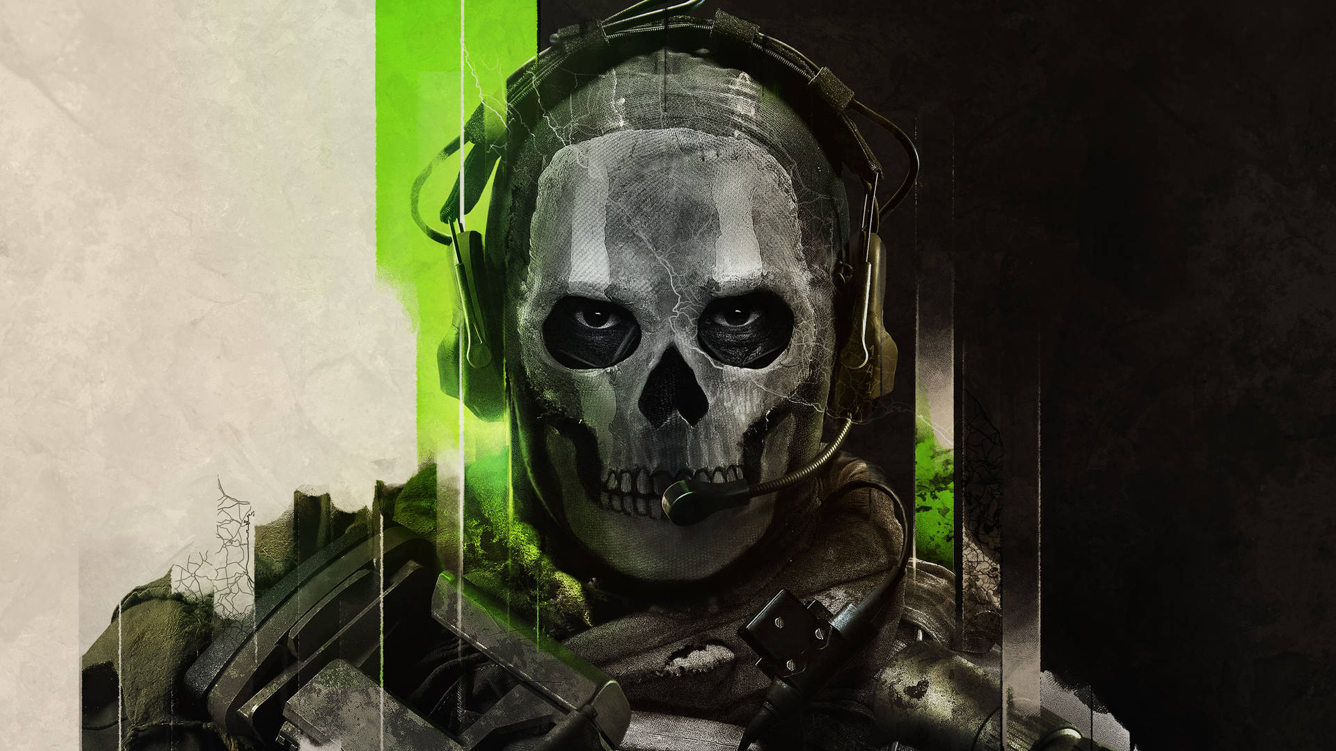 Ghost maschera teschio Call of Duty, Activision, 1920x1080 1080p, Laptop