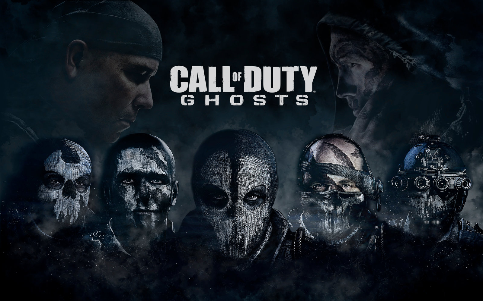 Call of Duty Ghosts maschere teschio, sparatutto FPS, 1600x999 HD Ready, Desktop
