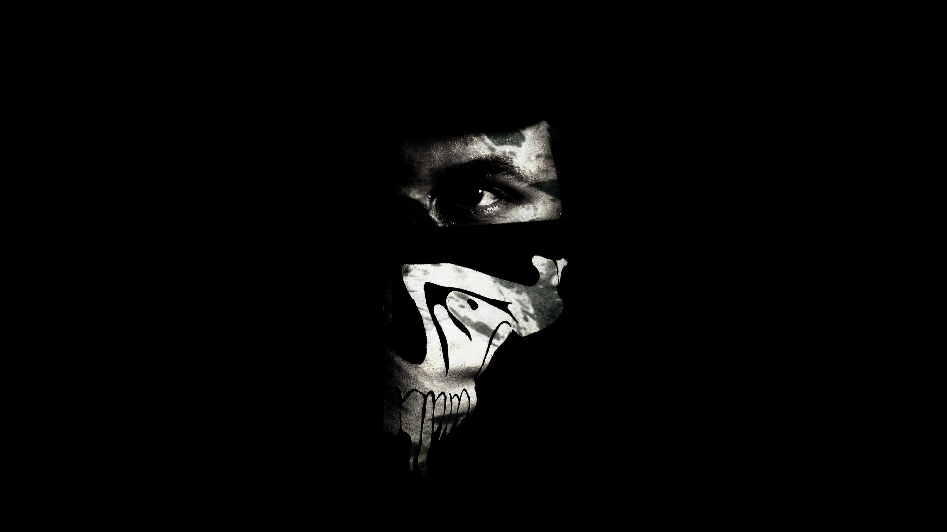 Maschera teschio Call of Duty Ghost, 1920x1080 Full HD 1080p, Laptop