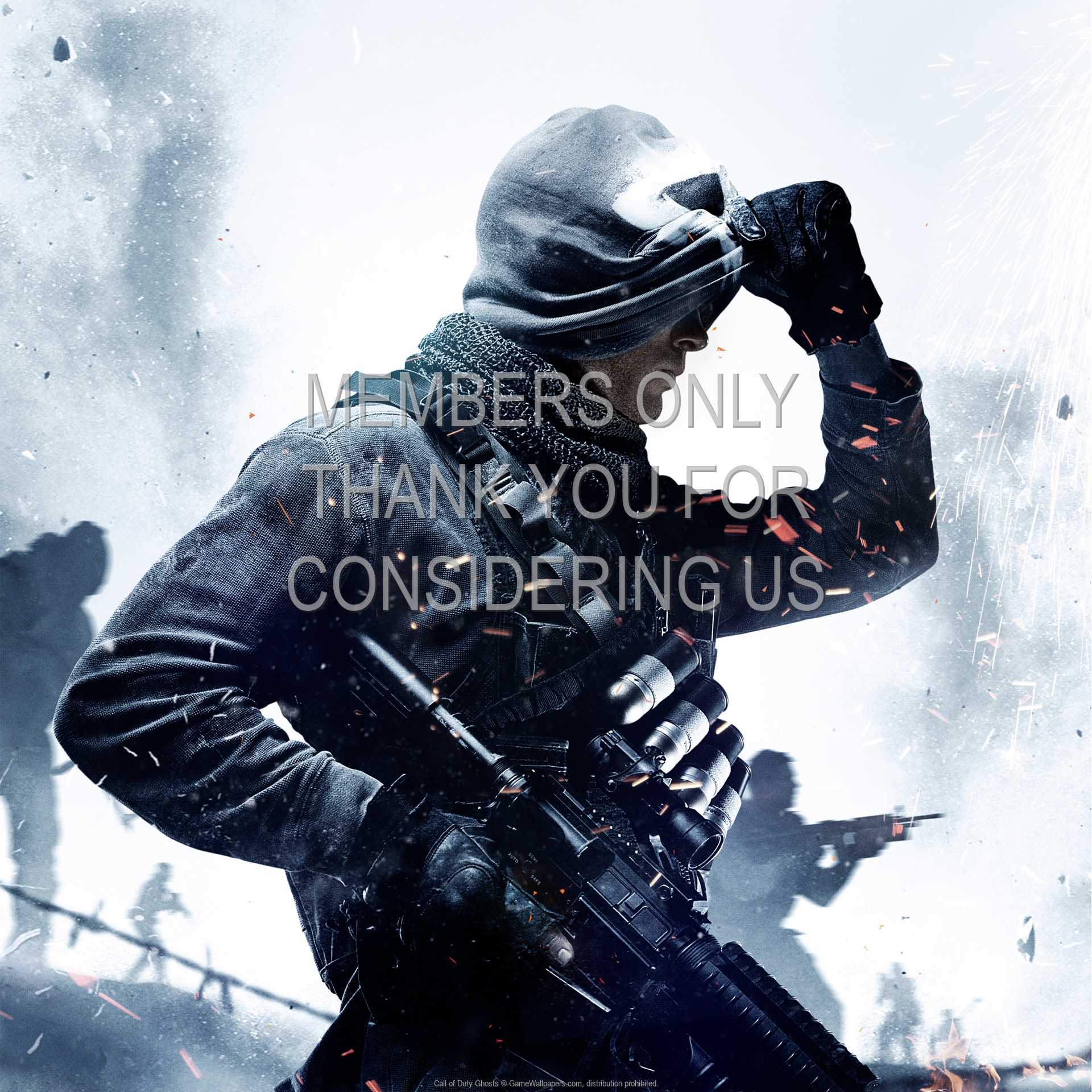 Soldato maschera teschio Ghost, 1920x1920 WUXGA, PC