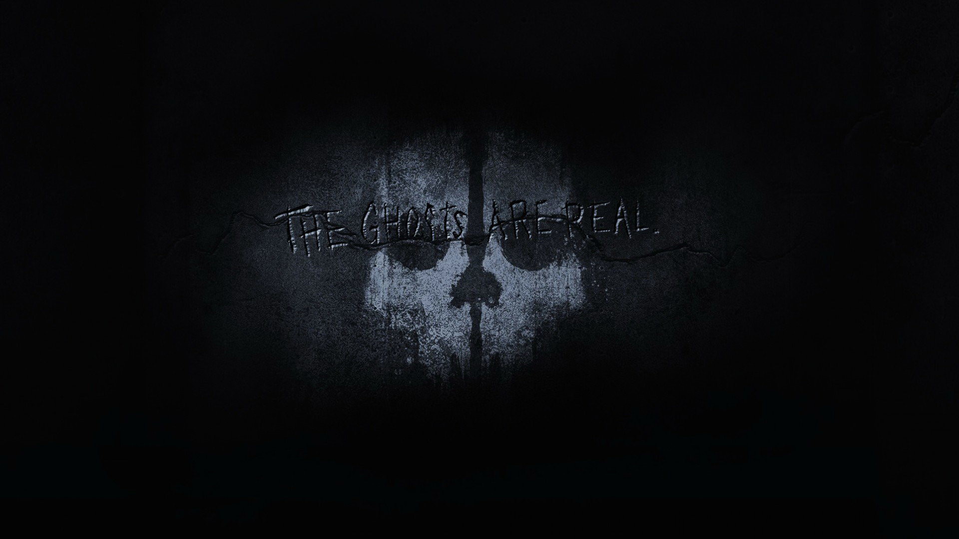 Teschio Ghost scuro Call of Duty, 1920x1080 Full HD, Desktop