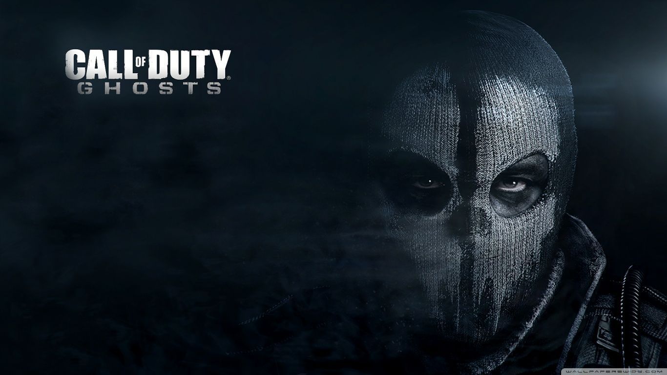 Maschera teschio Call of Duty Ghosts, 1366x768 HD, Desktop