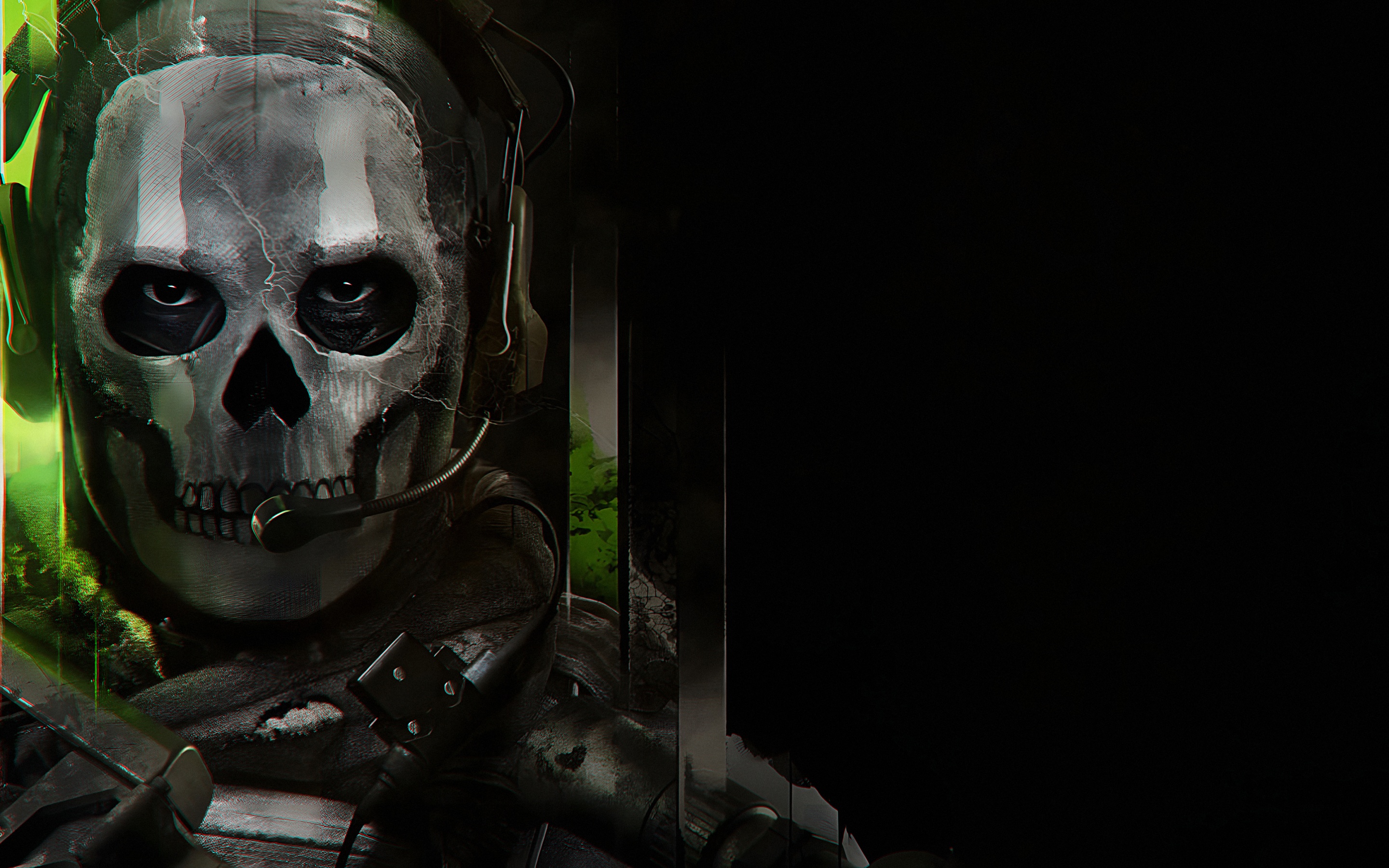 Ghost maschera teschio Call of Duty, 2880x1800 2K+, Laptop