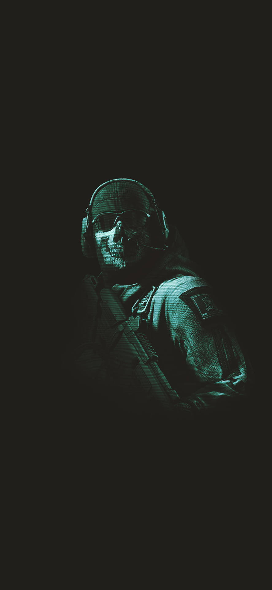 Call of Duty Ghost maschera teschio, Activision, 887x1920 Full HD Verticale, iPhone