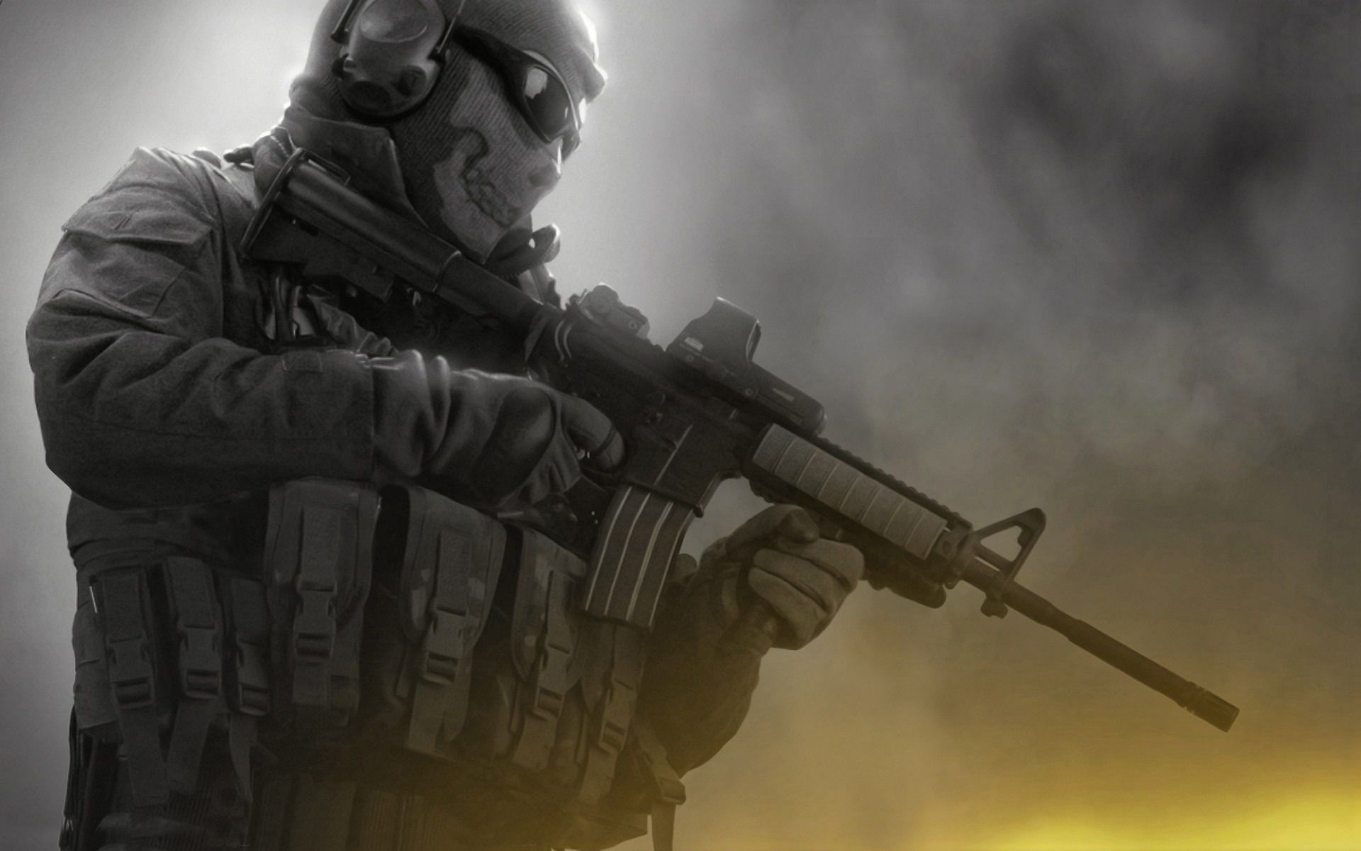 Soldato con fucile Modern Warfare 2, 1920x1200 Full HD+, PC