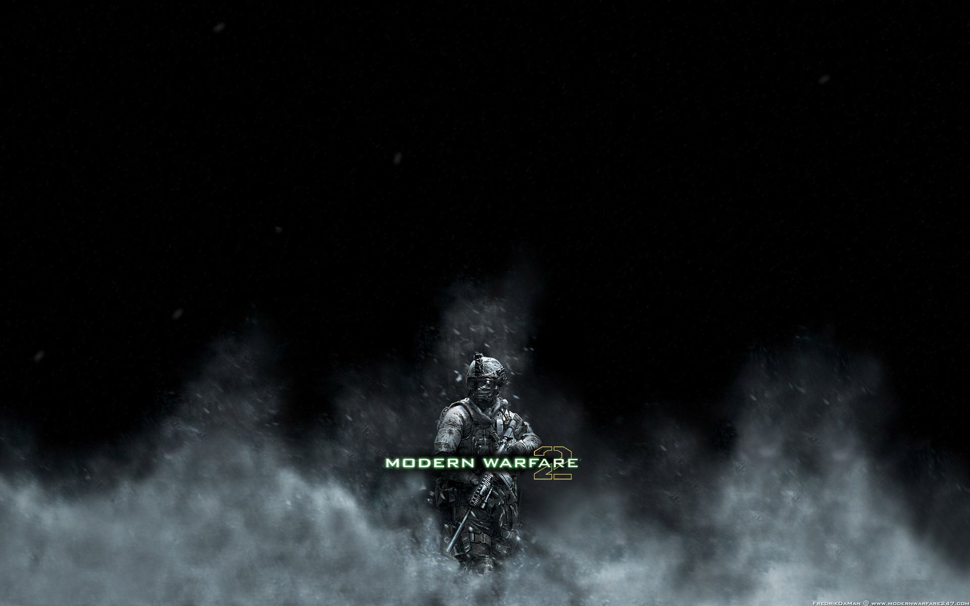 Soldato Modern Warfare tra fumo, 1920x1200 Full HD+, Desktop