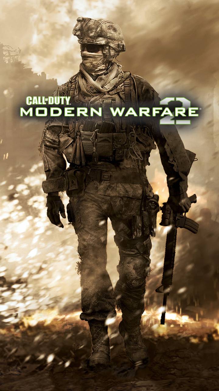 Soldato Call of Duty Modern Warfare 2, sparatutto FPS, 720x1280 Verticale, Telefono