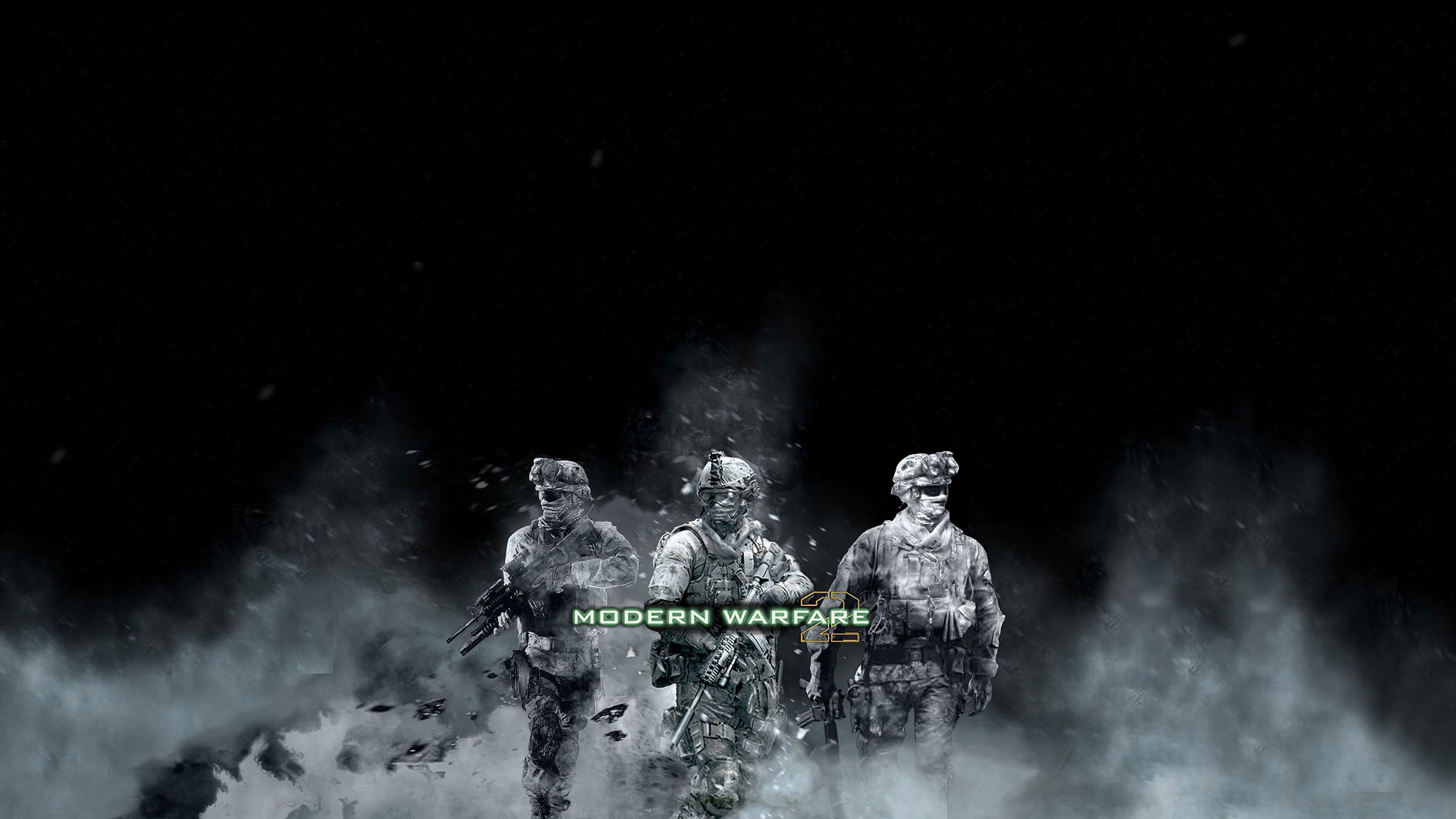 Soldati fumo Modern Warfare, 3840x2160 UHD, Monitor 4K