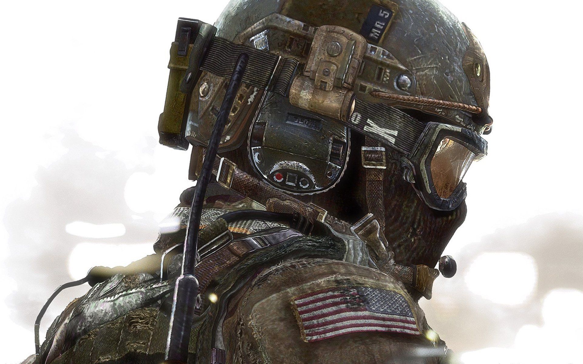 Soldato con casco tattico militare, 1920x1200 WUXGA, Desktop