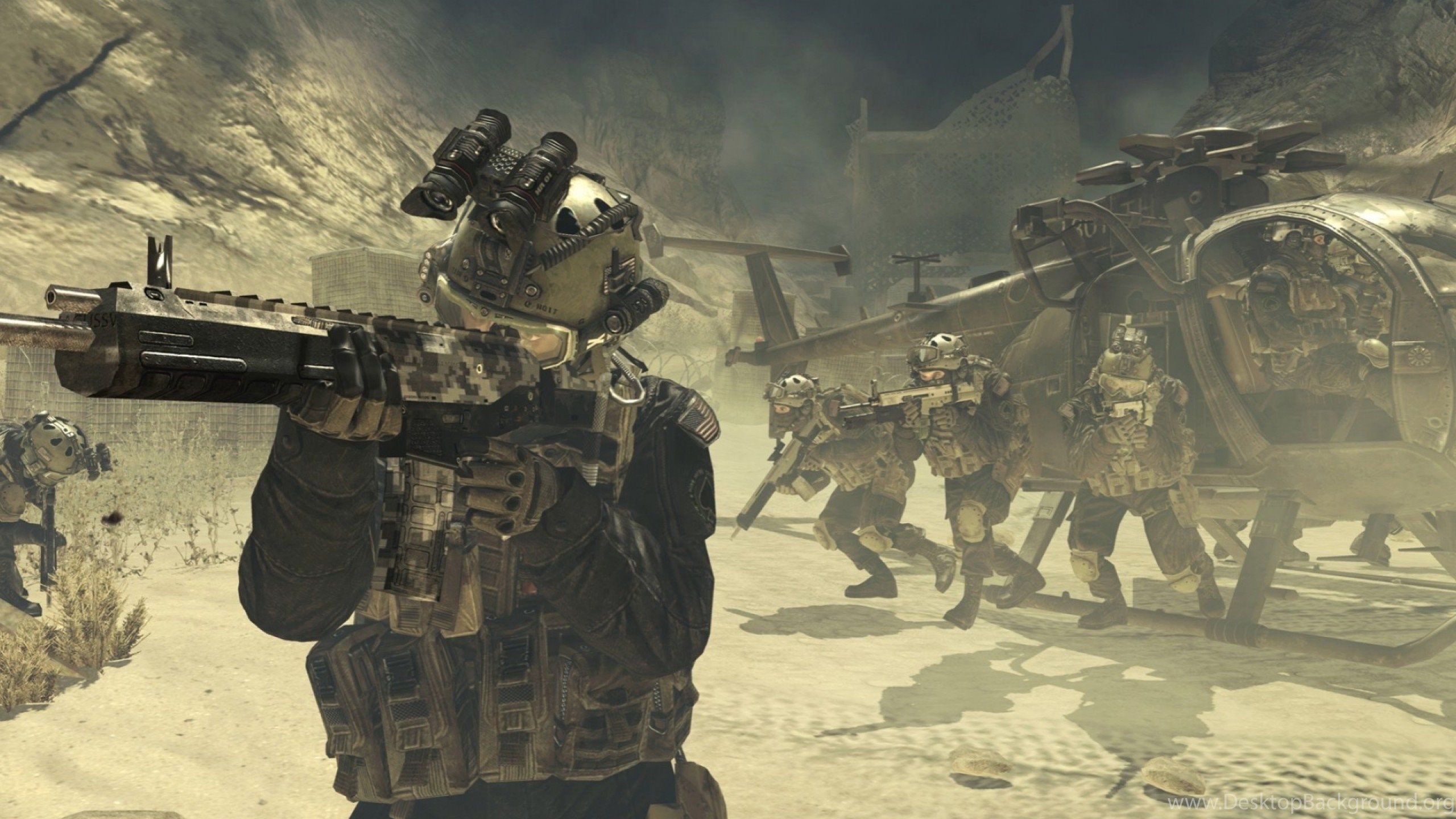 Soldato Modern Warfare tra esplosioni, 1200x800 HD, Desktop