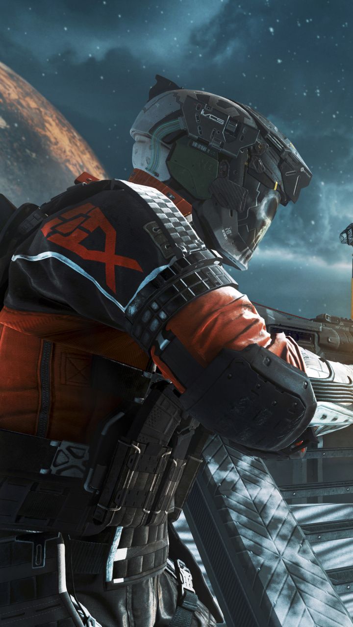Soldato Titanfall 2 spazio, sparatutto FPS, 720x1280 Full HD Verticale, iPhone Air