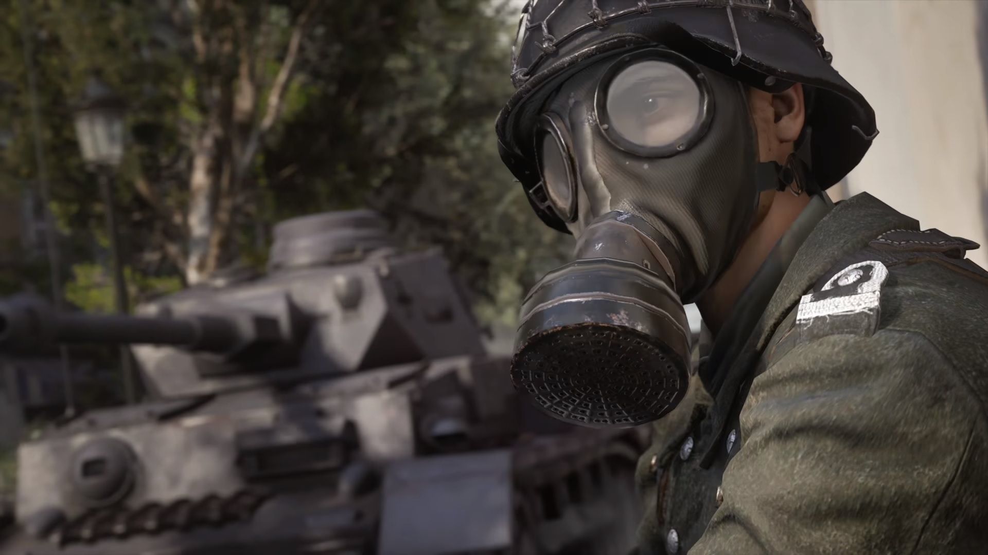 Soldato con maschera antigas WW2, 1920x1080 1080p, PC Desktop
