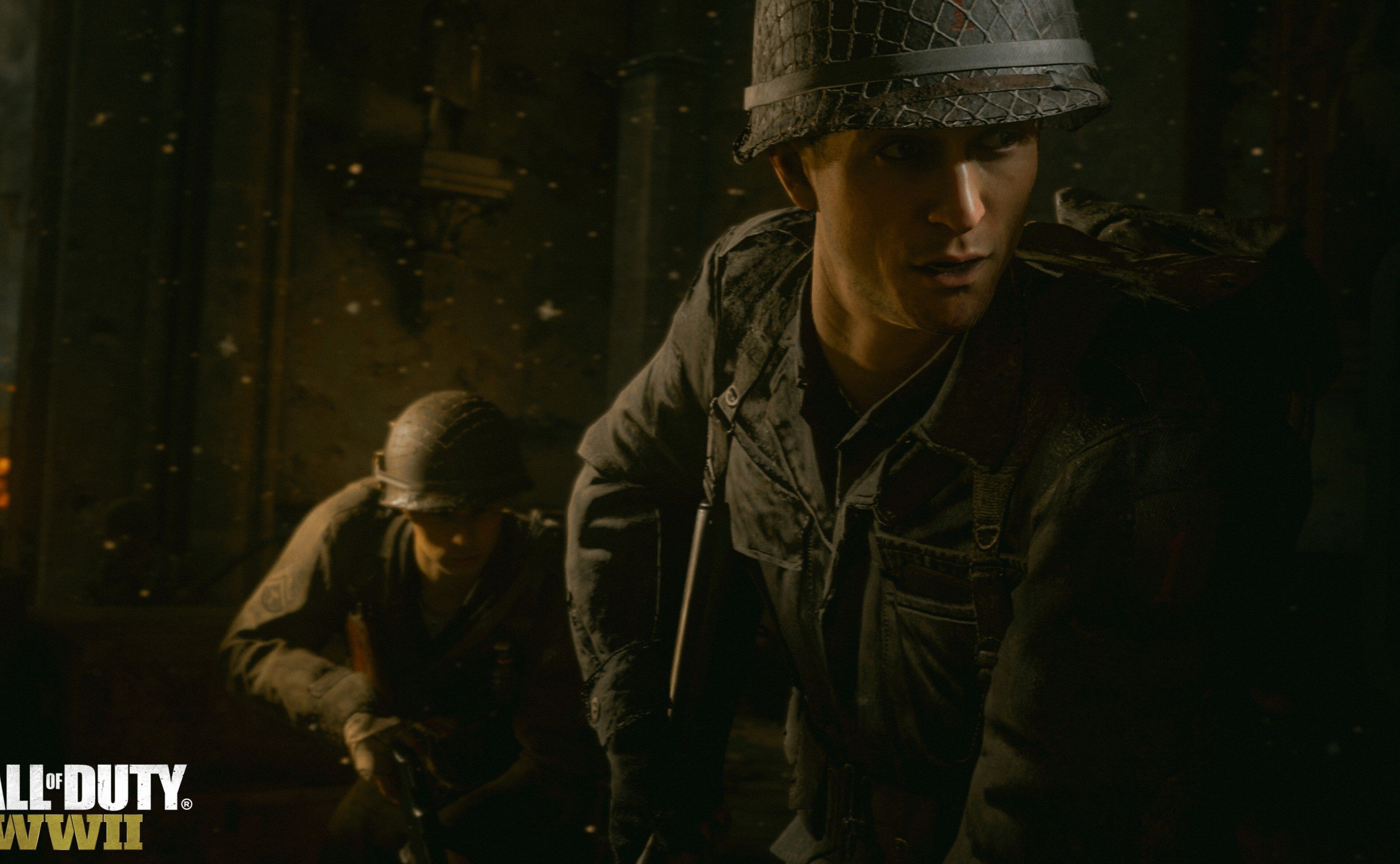 Soldati Call of Duty WWII, 3840x2370 4K Ultra HD, Monitor 4K