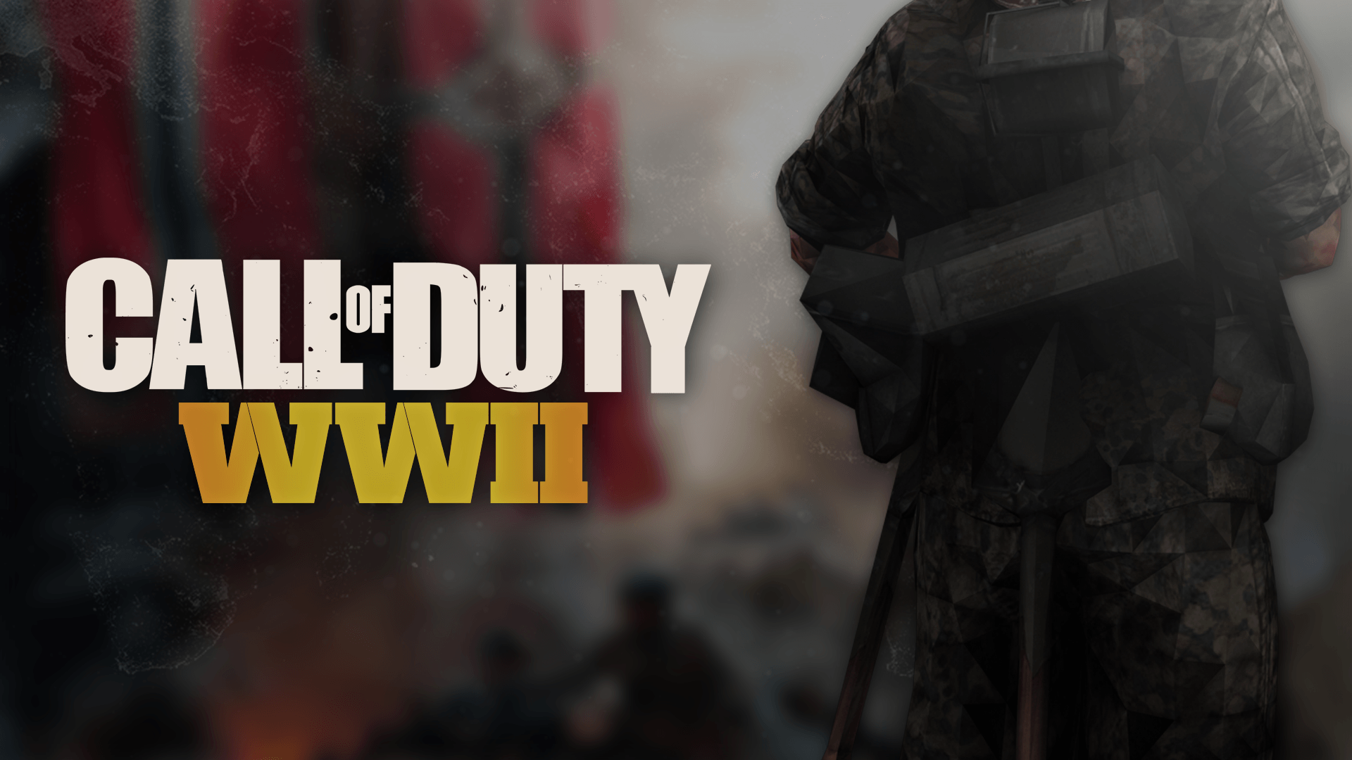 Call of Duty WWII logo soldato, 1920x1080 Full HD 1080p, Desktop