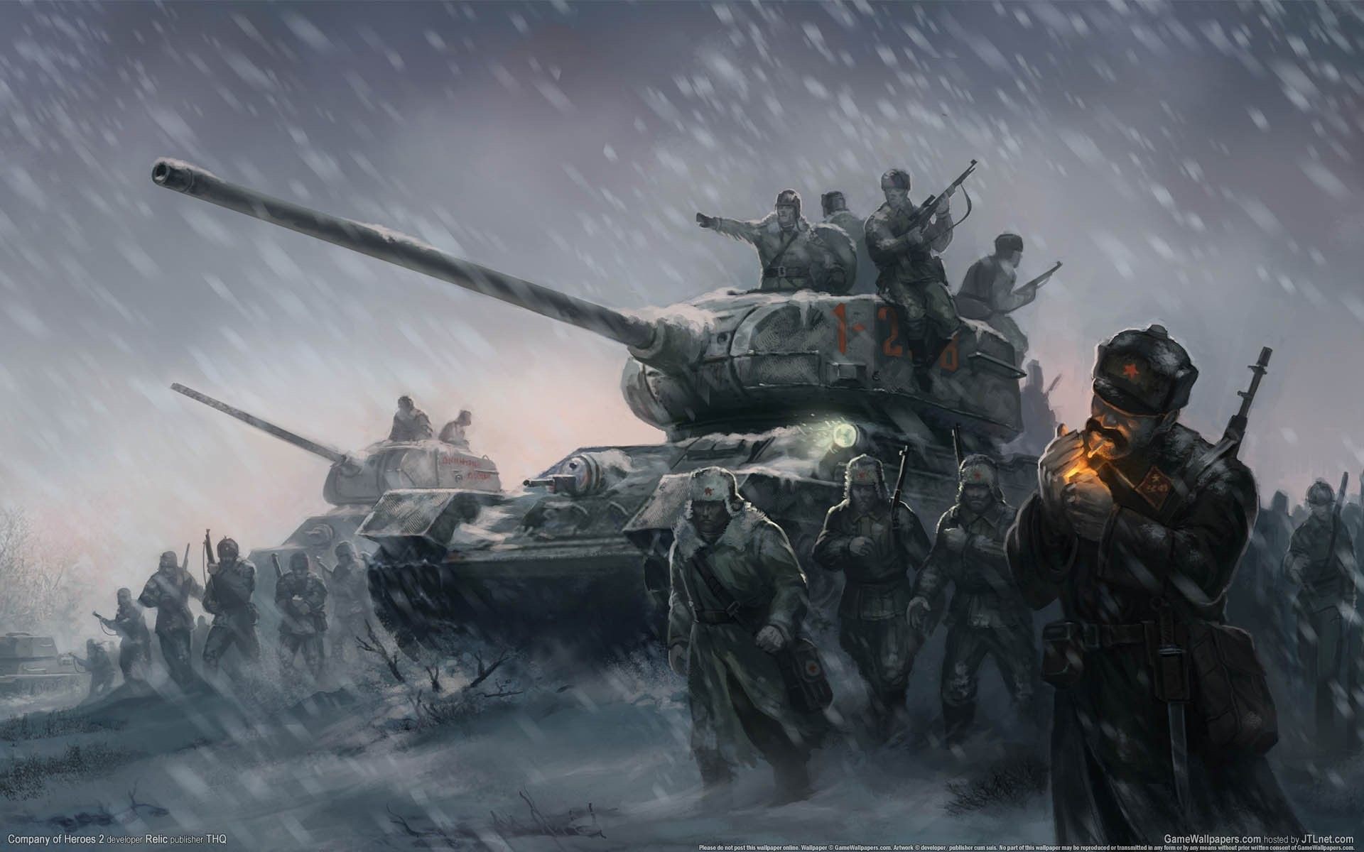 Carri armati soldati neve guerra, 1920x1200 Full HD+, Desktop