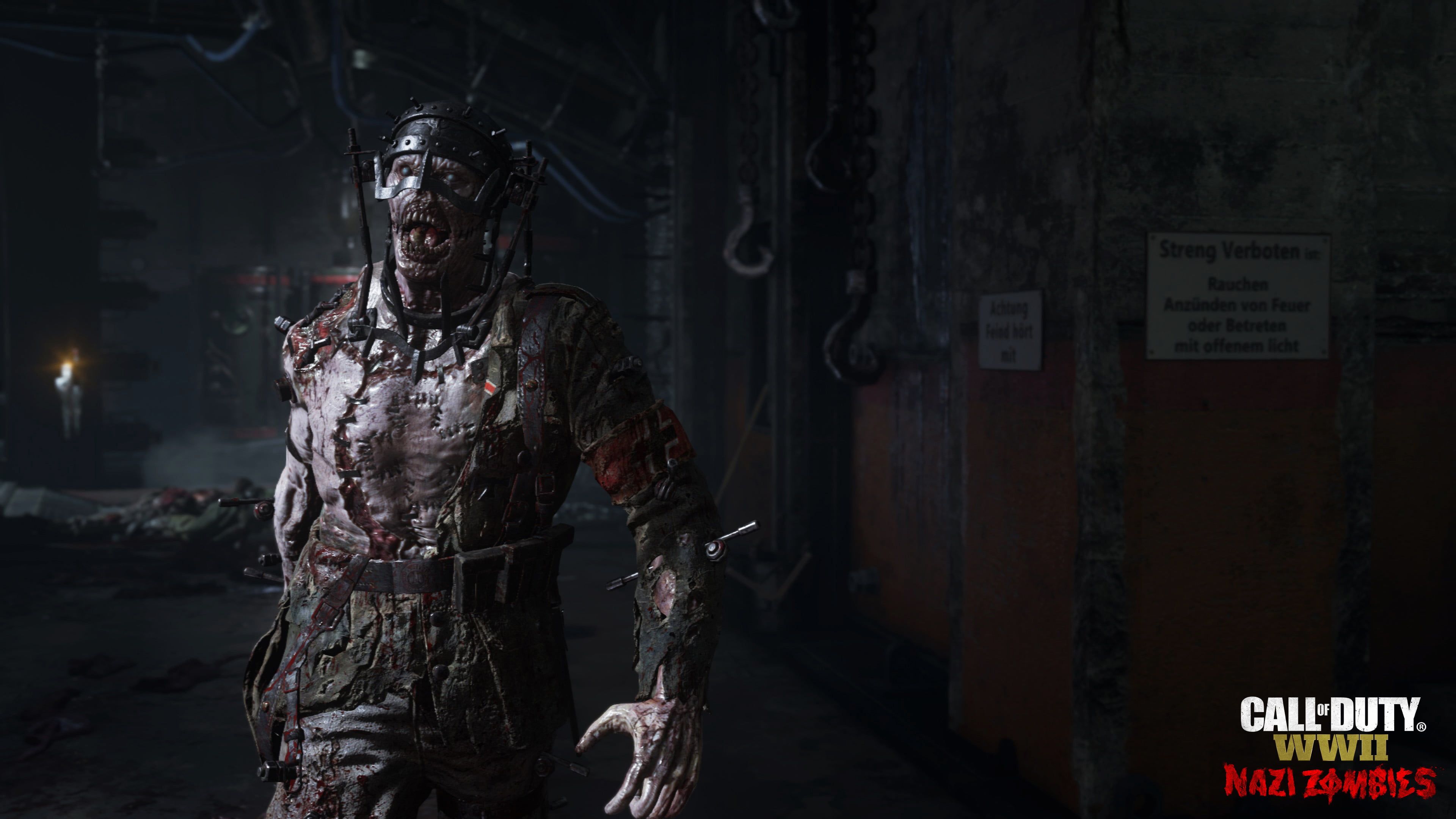 Zombie Call of Duty WWII, 3840x2160 UHD, Monitor 4K