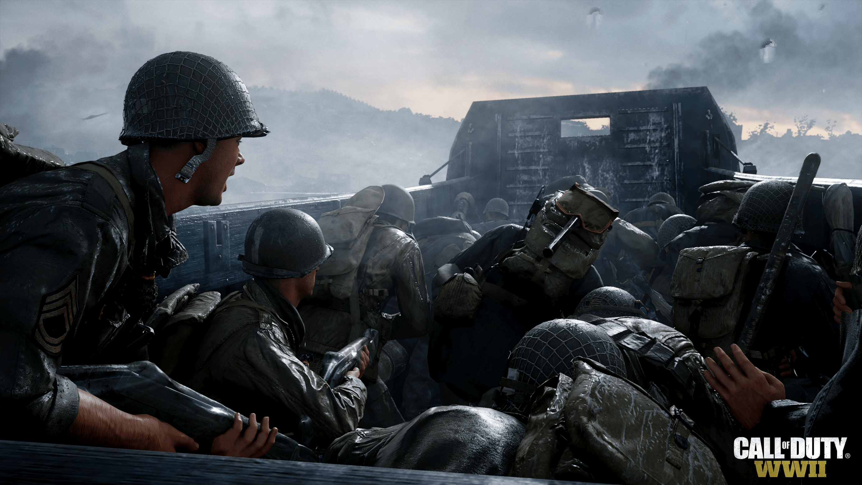 Soldati sbarco Normandia Call of Duty WWII, 2772x1559 2K, Desktop