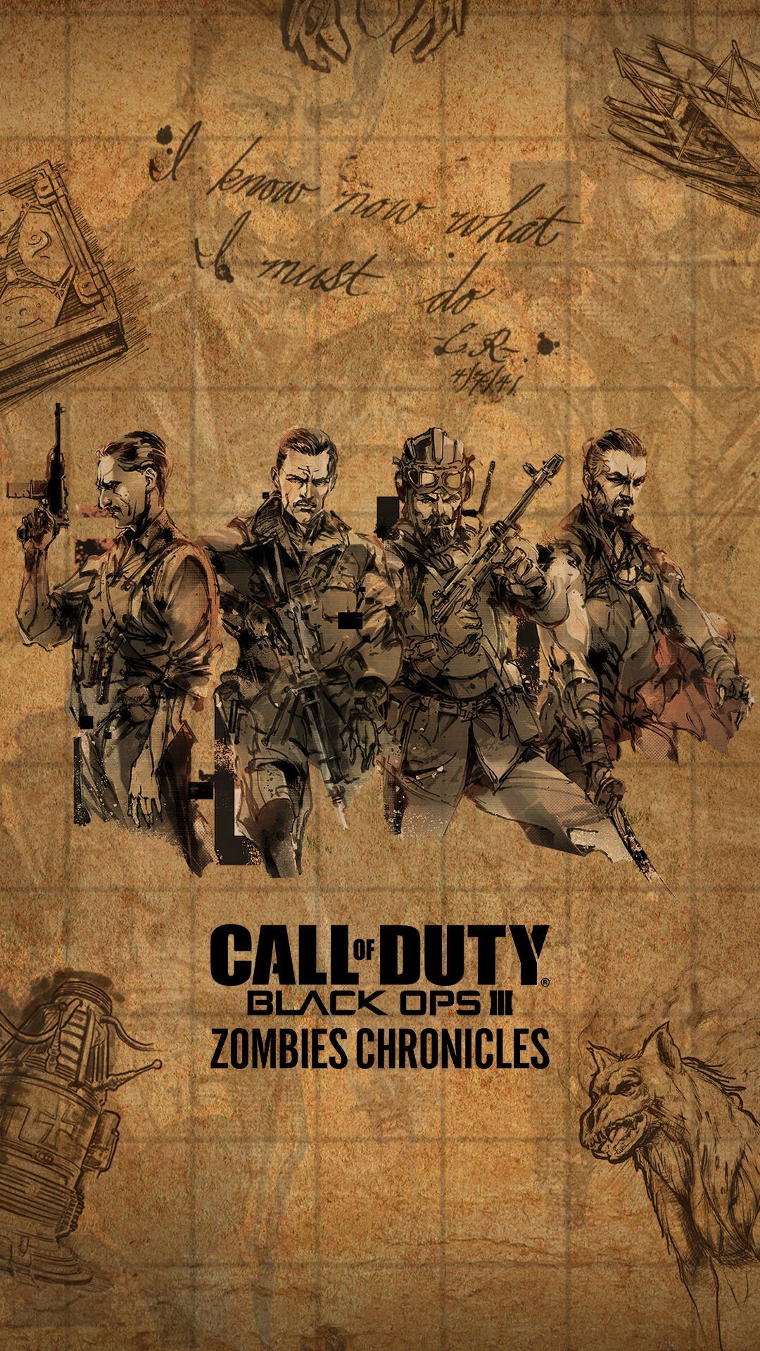 Call of Duty Black Ops III Zombies, Activision, 1080x1920 Full HD Verticale, Smartphone