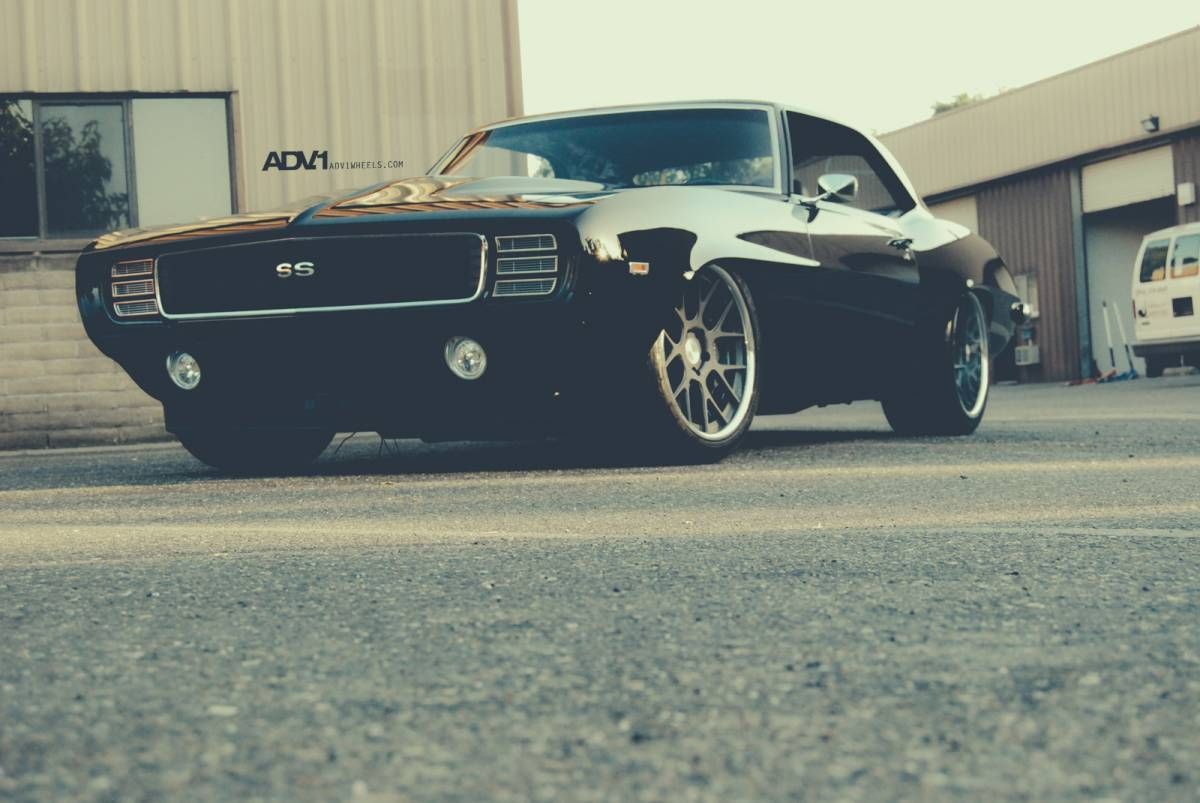 Camaro SS 1969 nera, 1200x803 HD, Desktop
