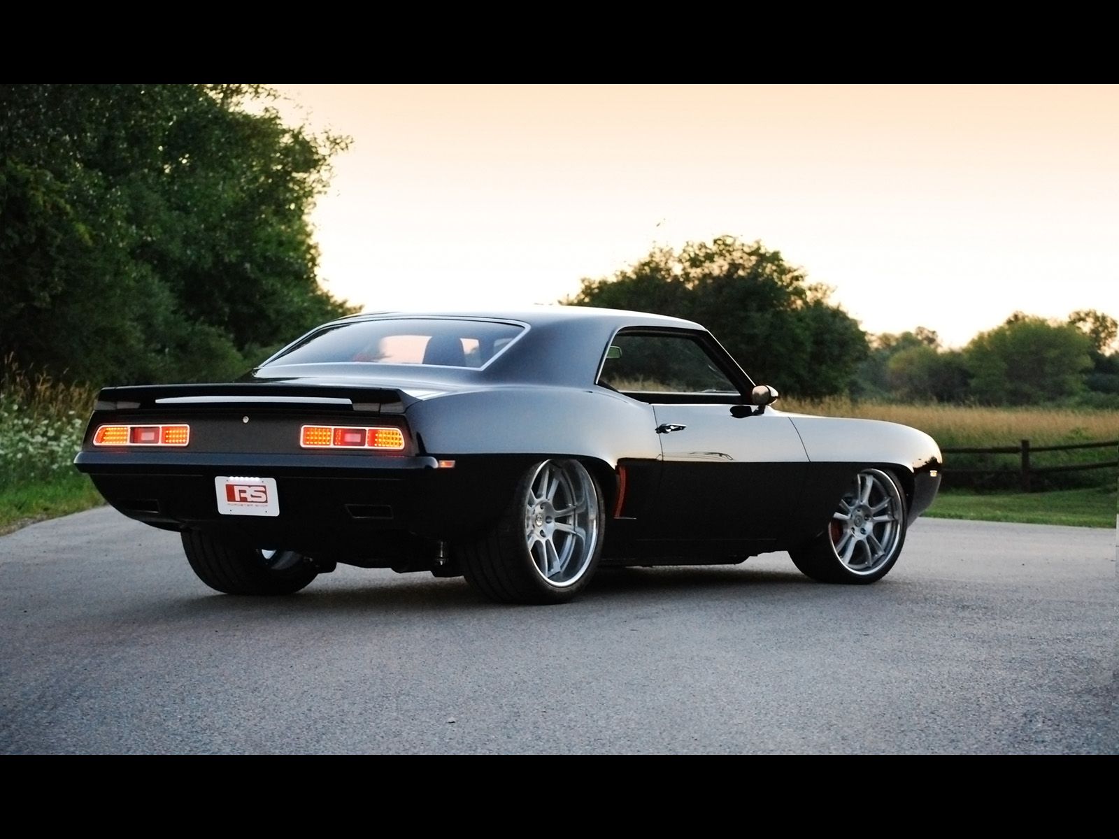 Camaro SS nera del '69, 1600x1200 HD Ready, Desktop