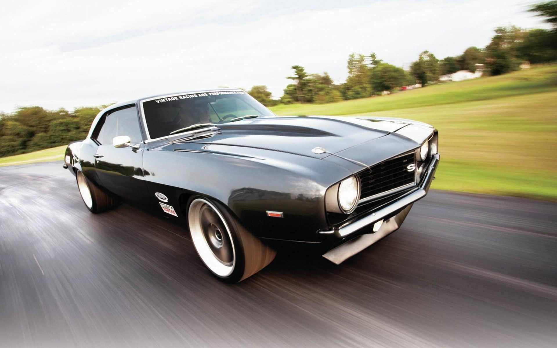 Camaro SS nera del '69, 1920x1200 Full HD+, PC Desktop