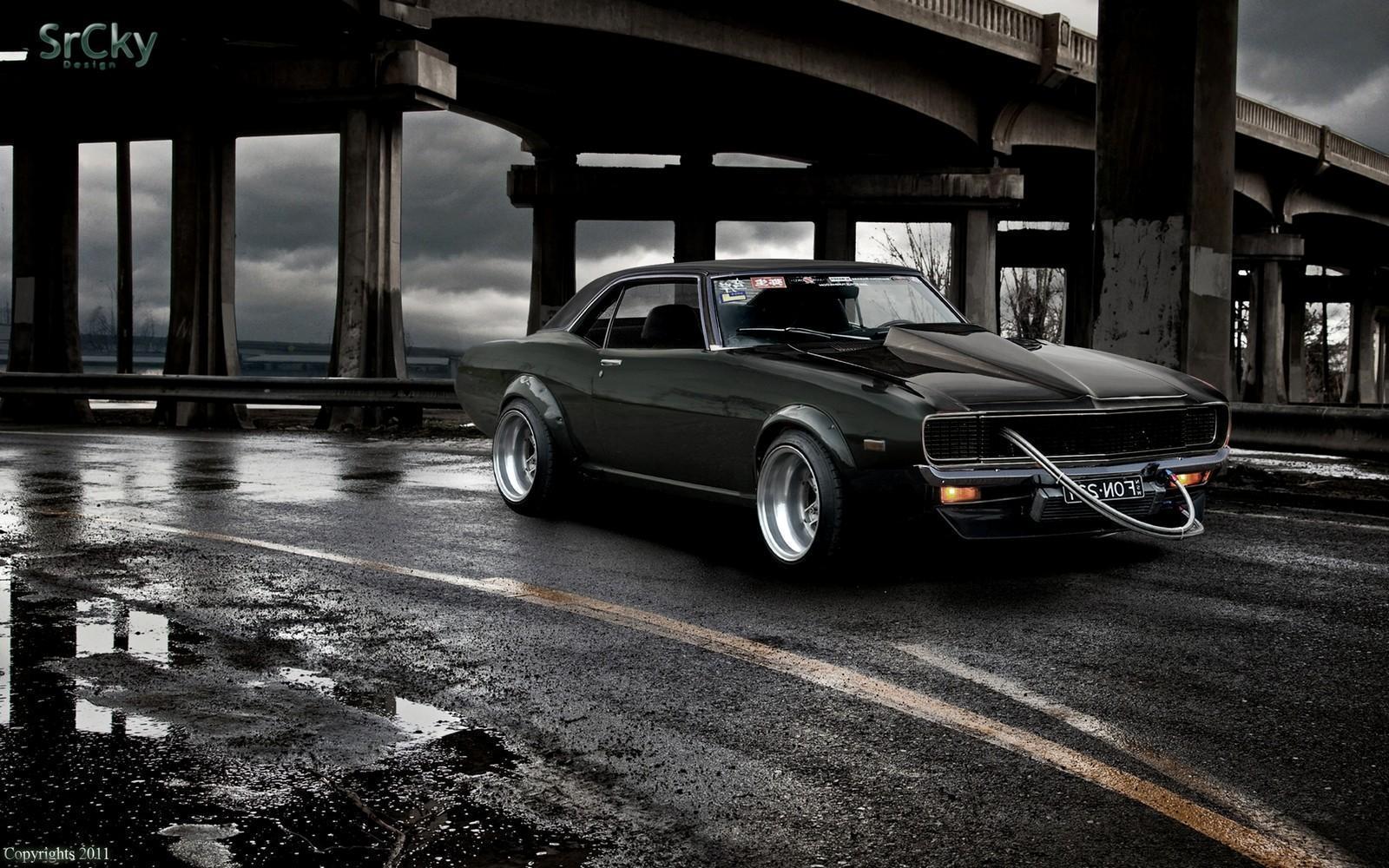 Chevrolet Camaro SS nera, muscle car, 1600x1000 HD Ready, Desktop