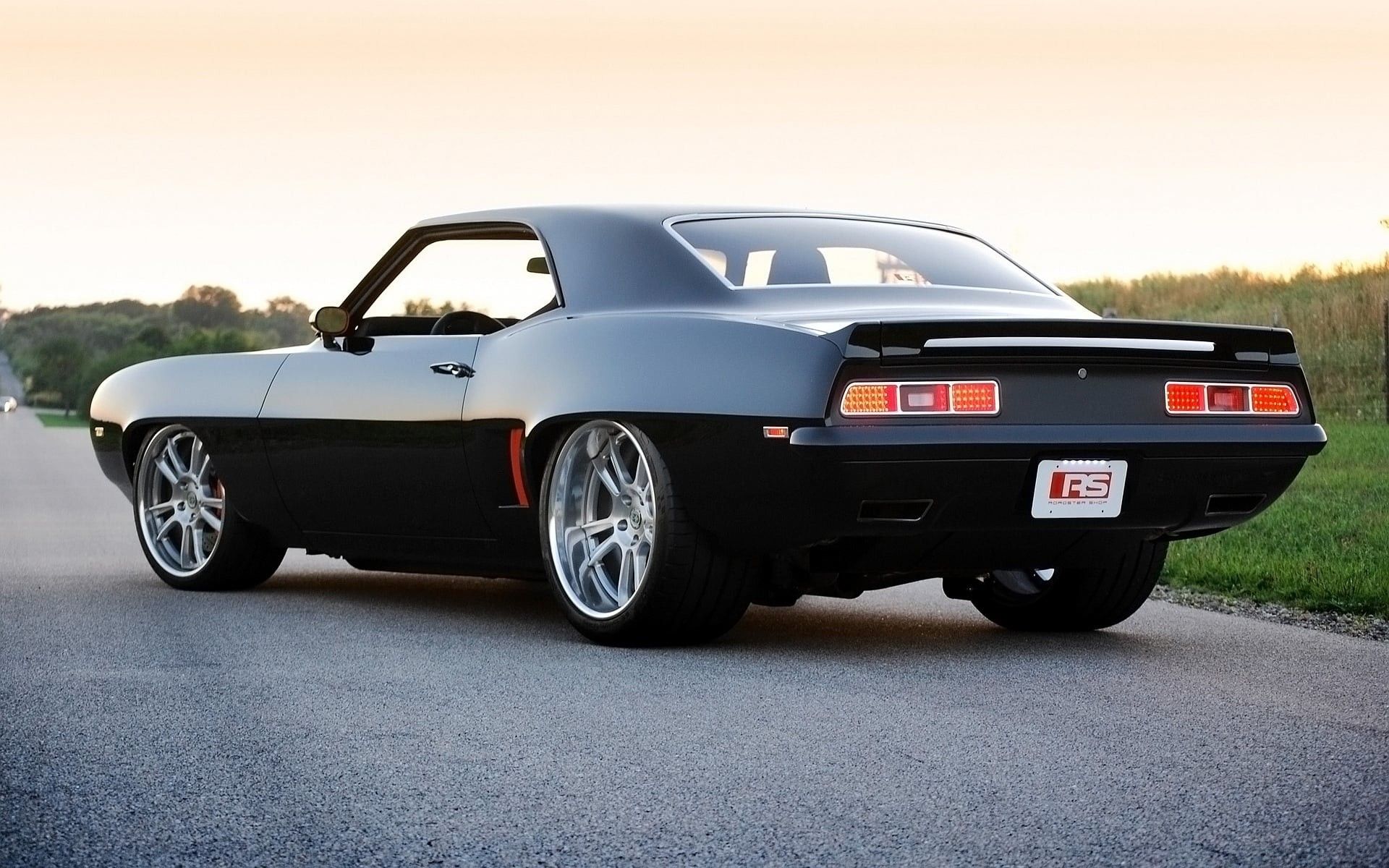 Camaro SS nera 1969, 1920x1200 Full HD+ WUXGA, Desktop