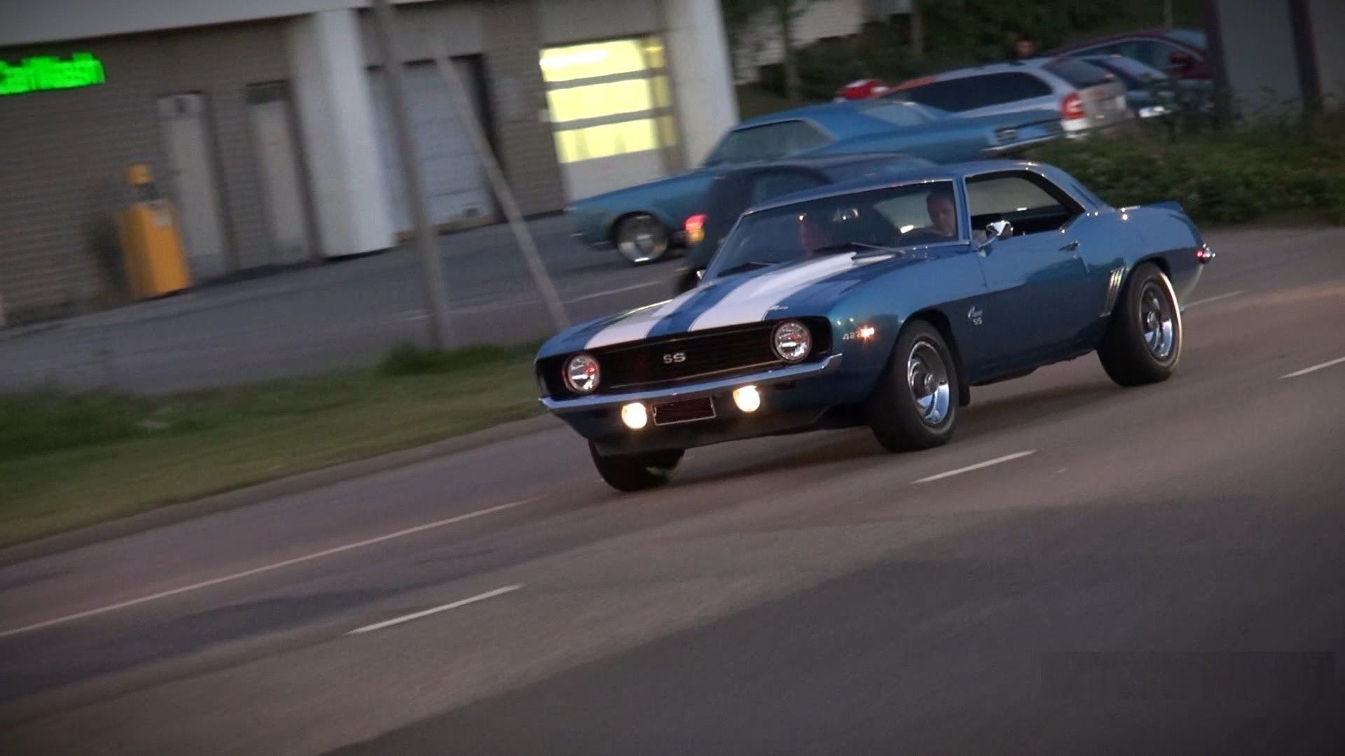 Camaro SS blu 1969, 1920x1080 1080p, Desktop