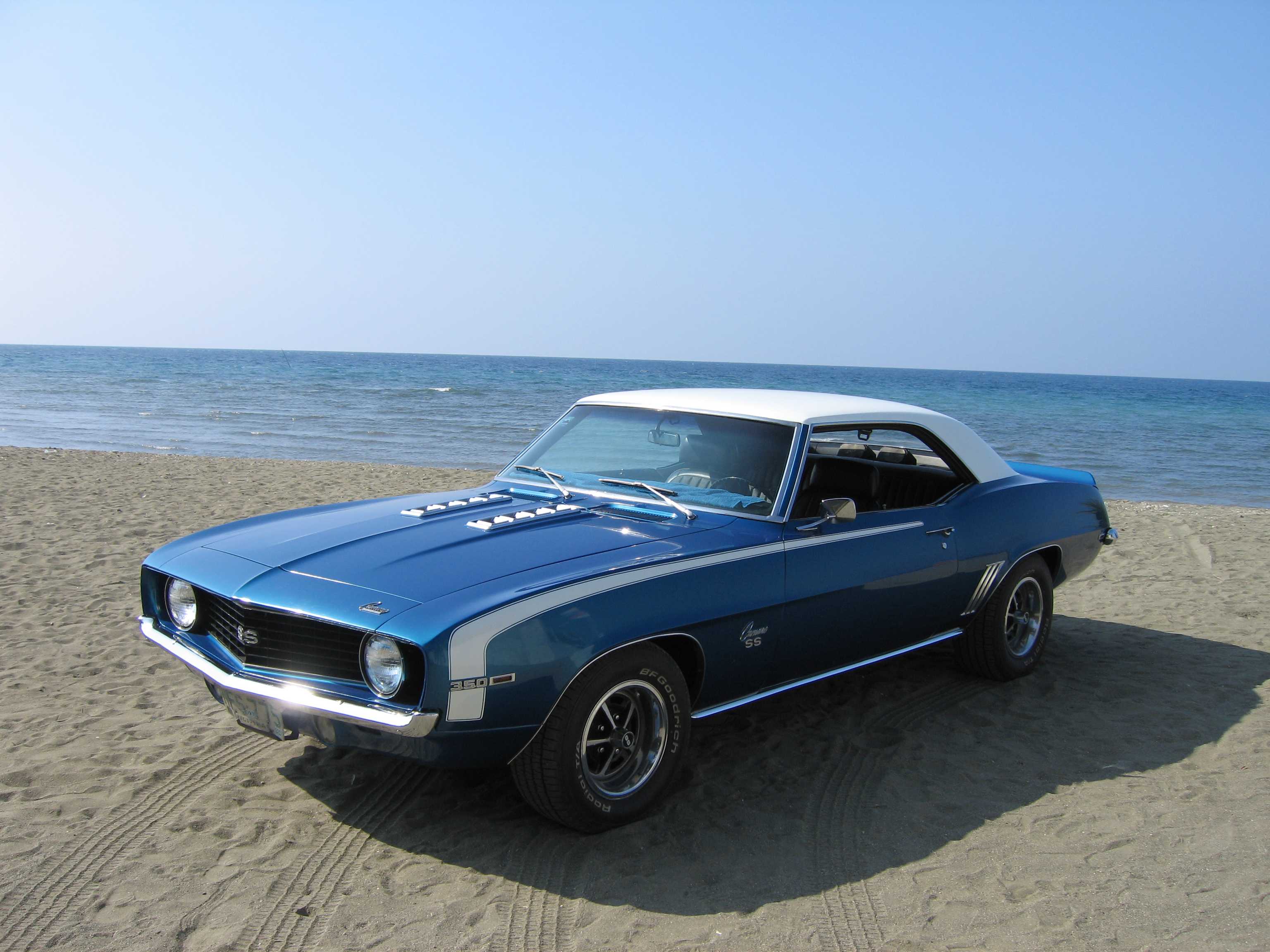 Chevrolet Camaro gialla su strada, 2880x1800 2K, MacBook Pro