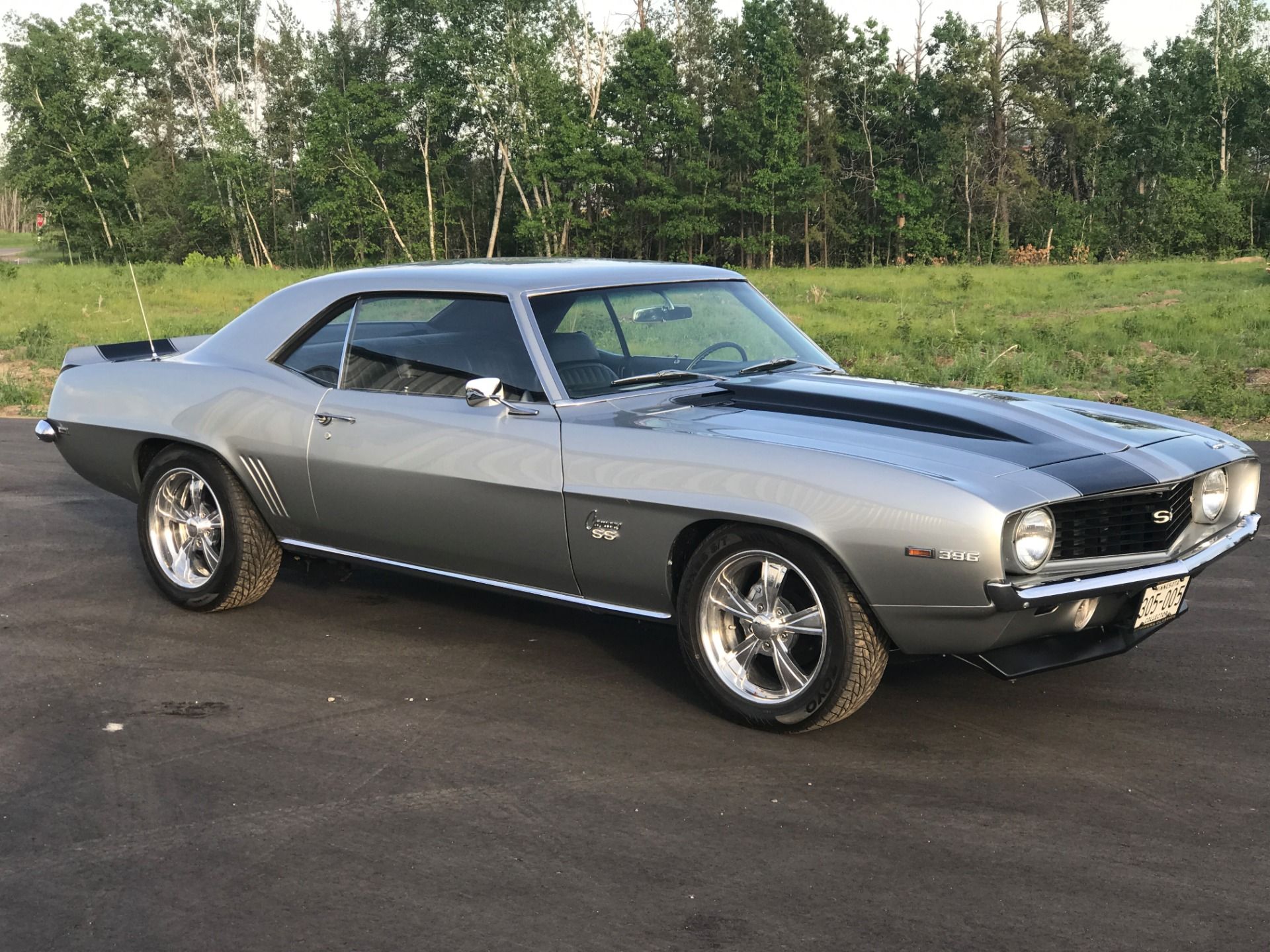 Camaro SS blu 1969, 1600x1089 HD Ready, Desktop