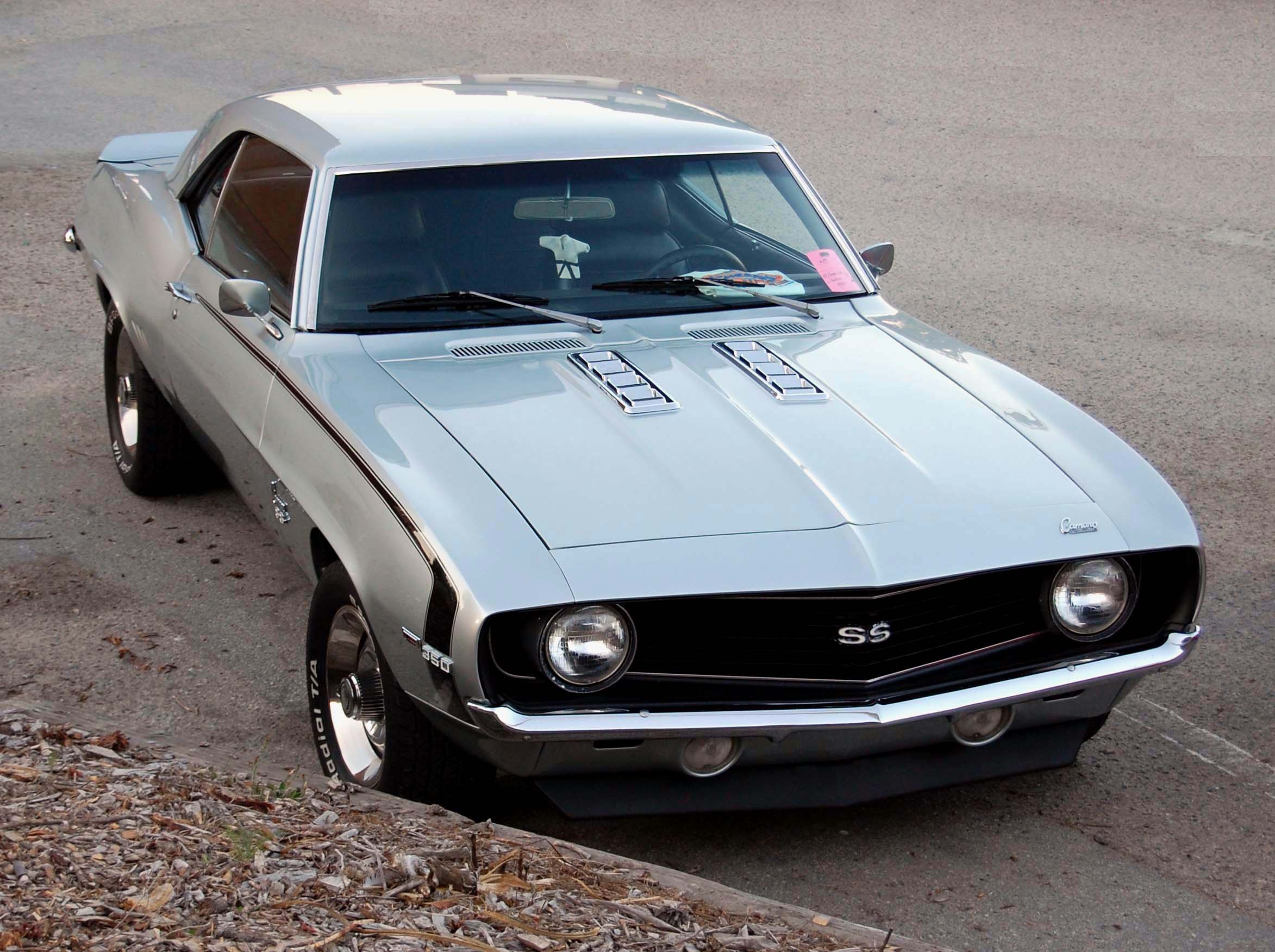 Camaro SS 1969 nera notte, 1191x670 HD, PC Desktop