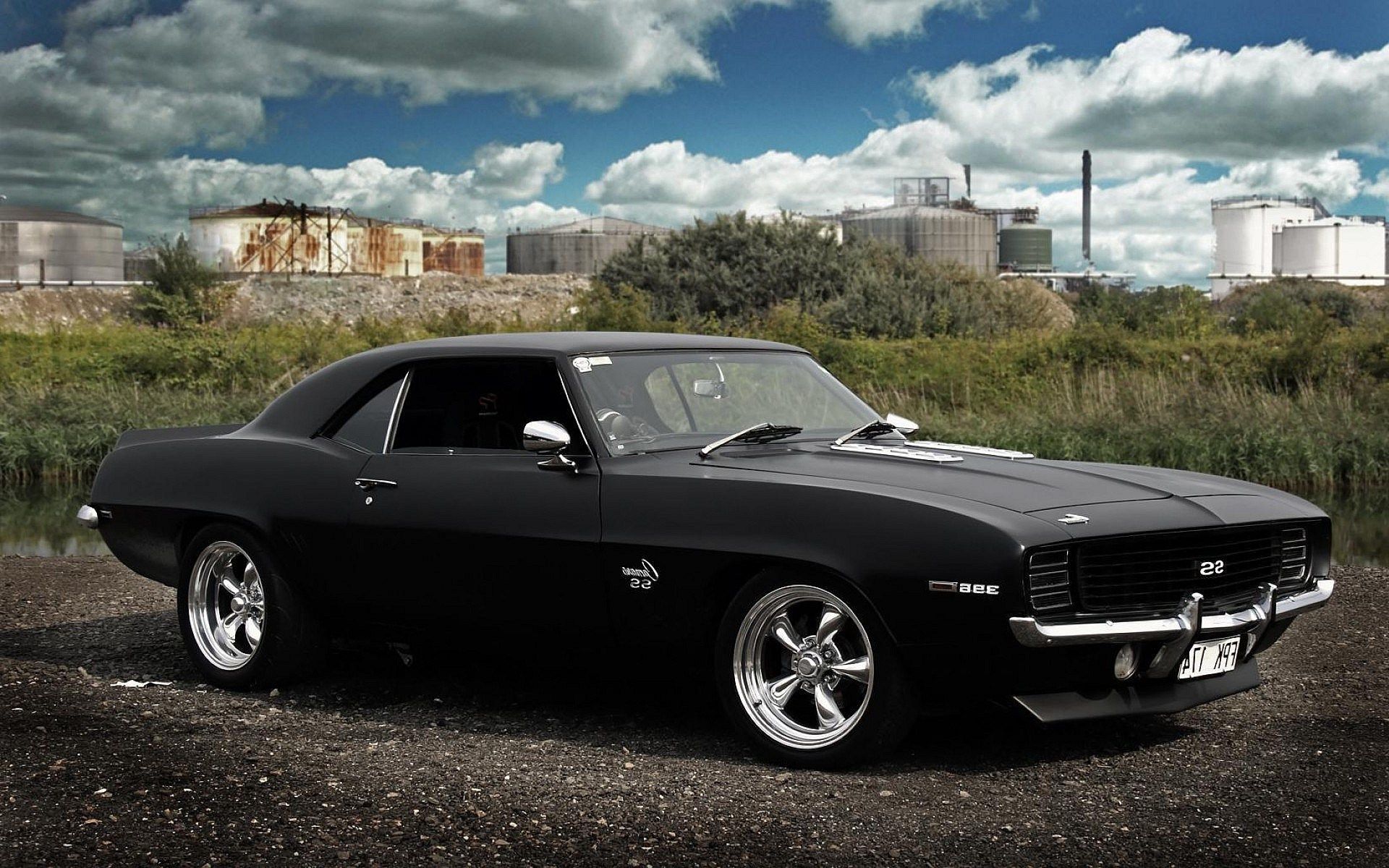 Camaro SS nera 1969, 1920x1200 Full HD+ WUXGA, Desktop