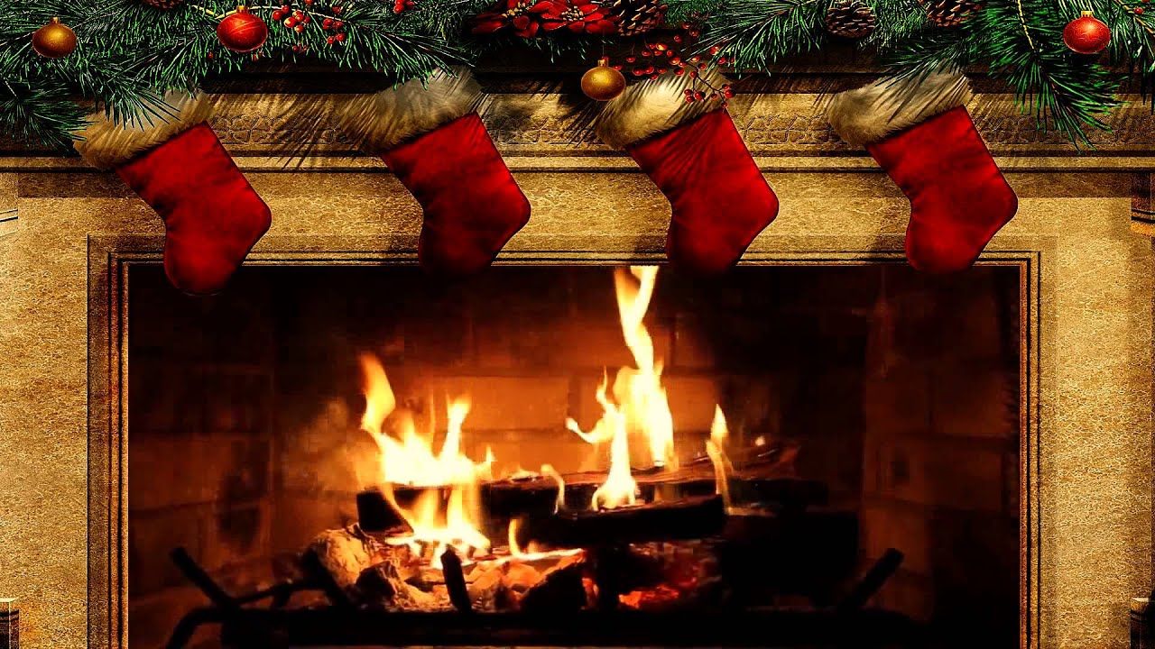 Camino di Natale con calze rosse, 1280x720 HD, PC Desktop
