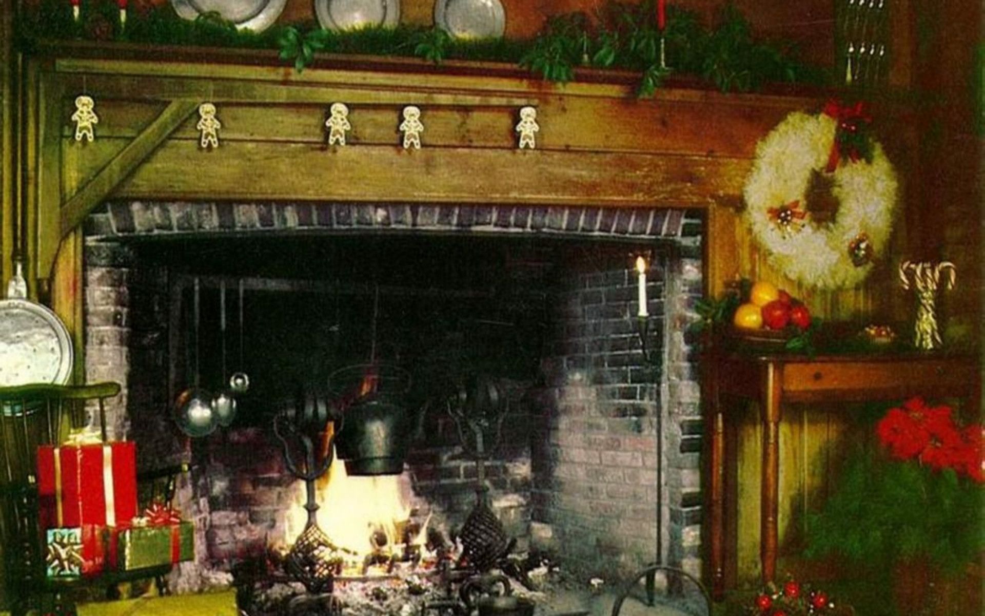 Camino di Natale con decorazioni, 1920x1200 Full HD+, Desktop