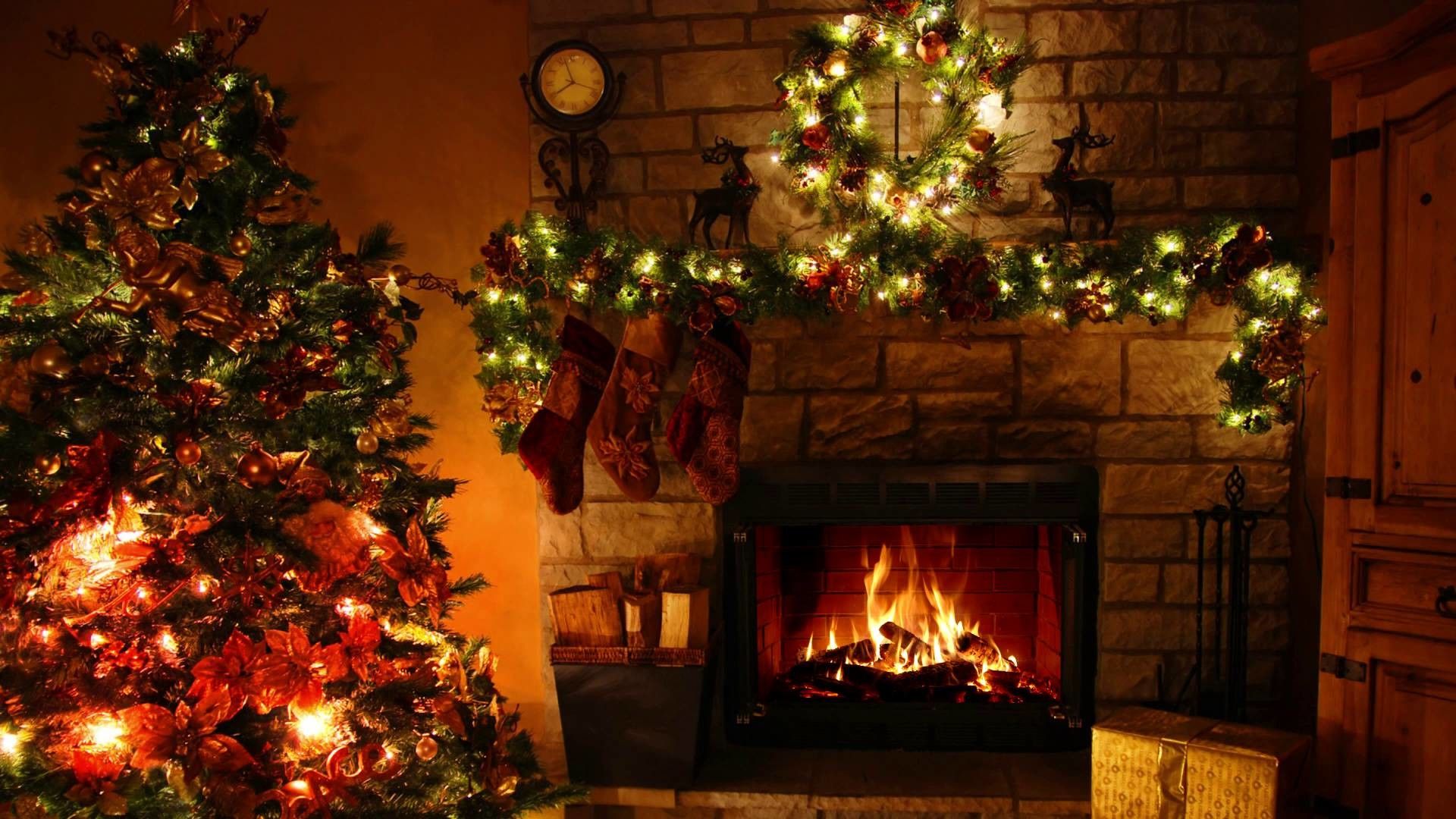 Sfondi con Camino di Natale
