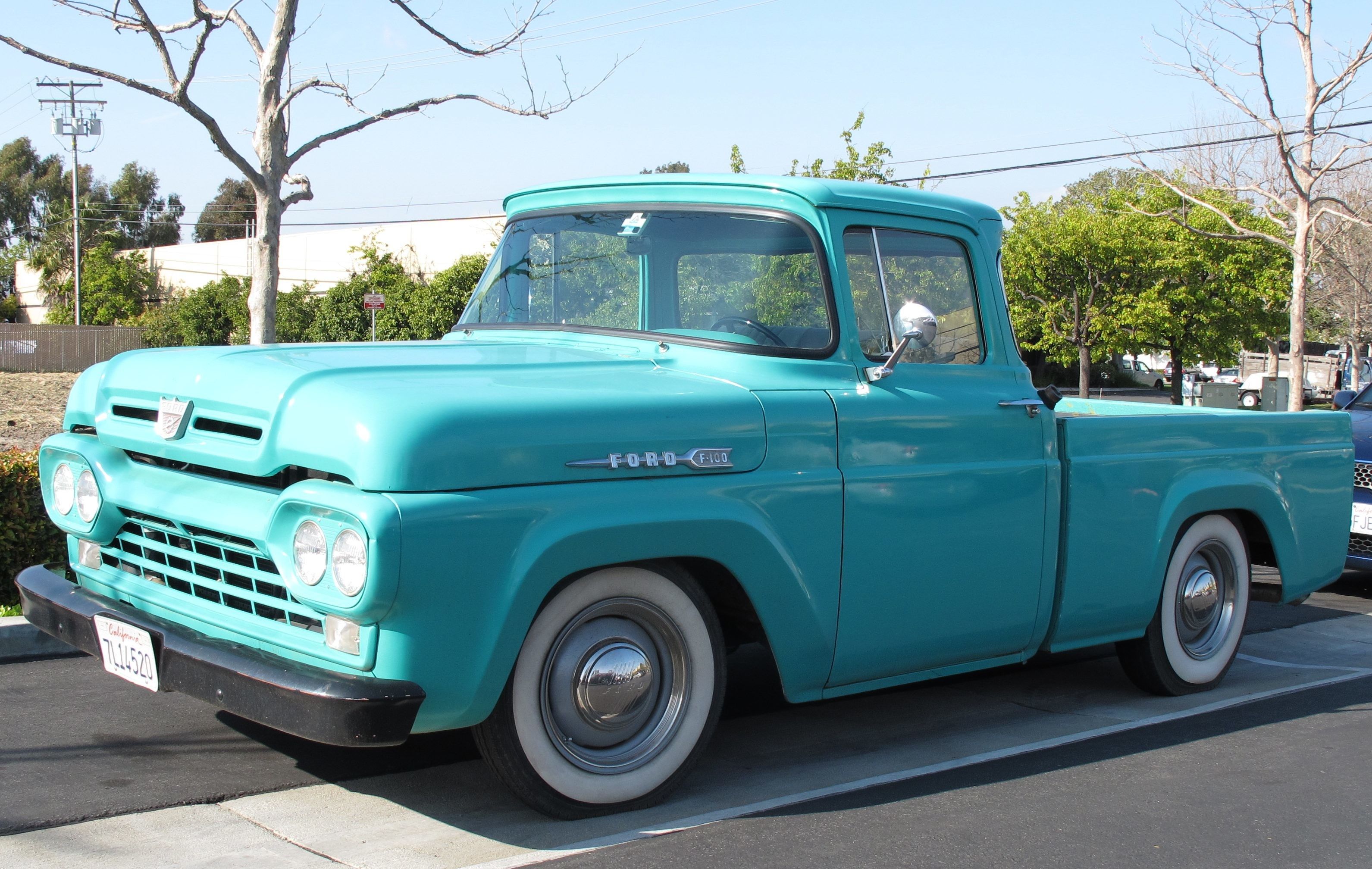 Camion Ford classico turchese, 3182x2016 2K+, PC