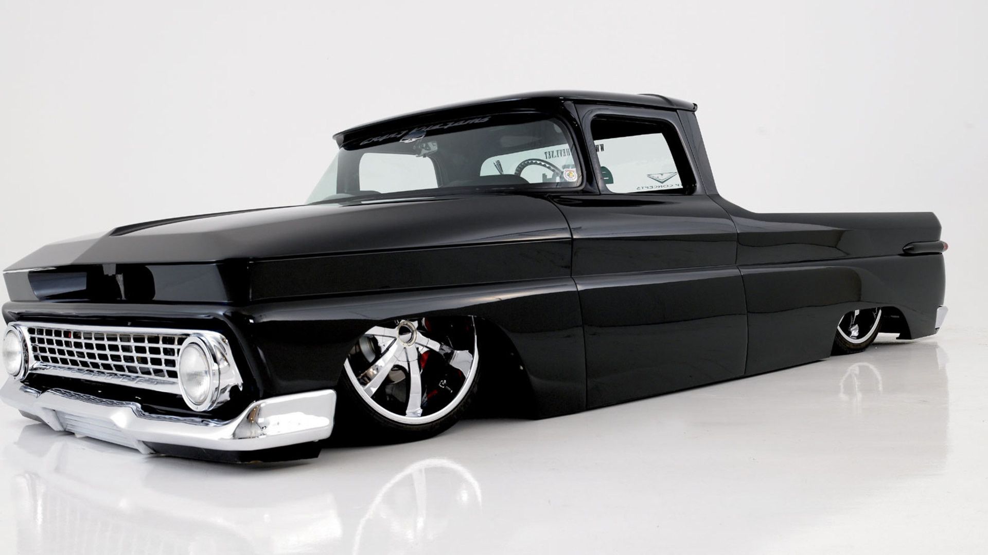 Camion lowrider nero classico, 1920x1080 Full HD, PC Desktop