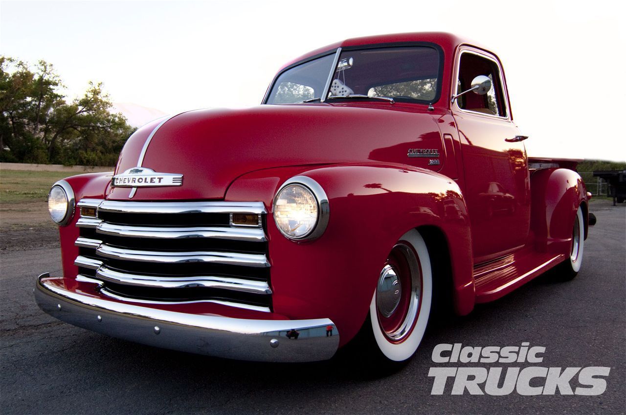 Camion Chevrolet classico rosso, 1280x848 720p, Laptop