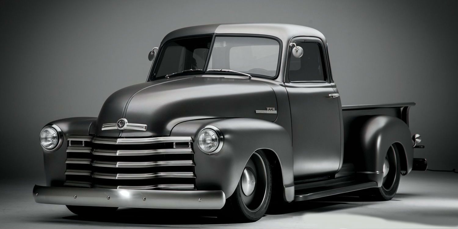 Camion Chevrolet classico grigio, 1500x751 720p, iMac