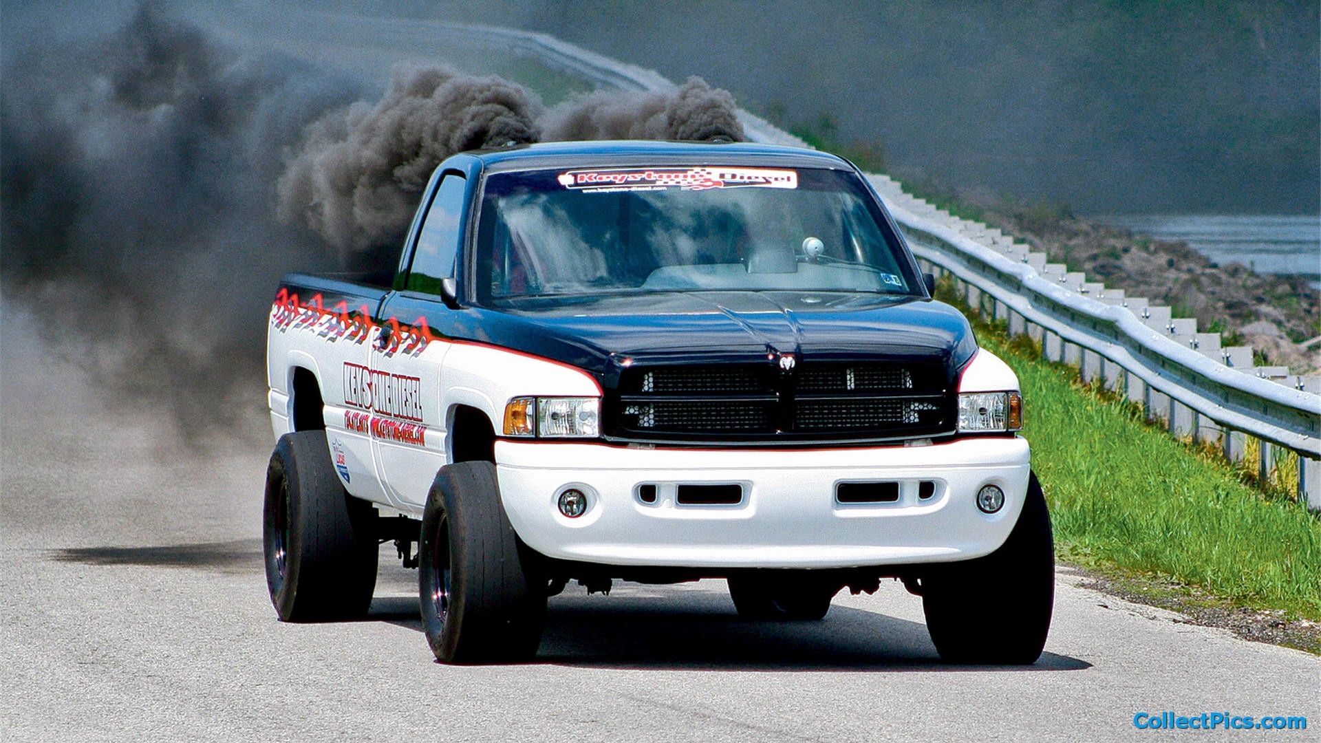 Camion diesel Dodge Ram bianco, 1920x1080 Full HD, Desktop
