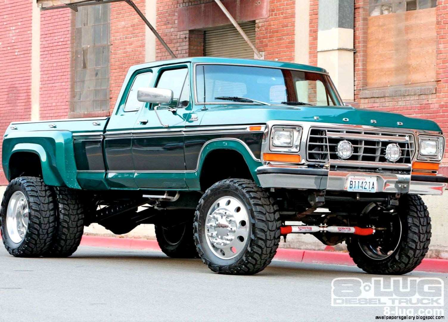 Ford lifted verde camion, 1504x1080 HD, Desktop