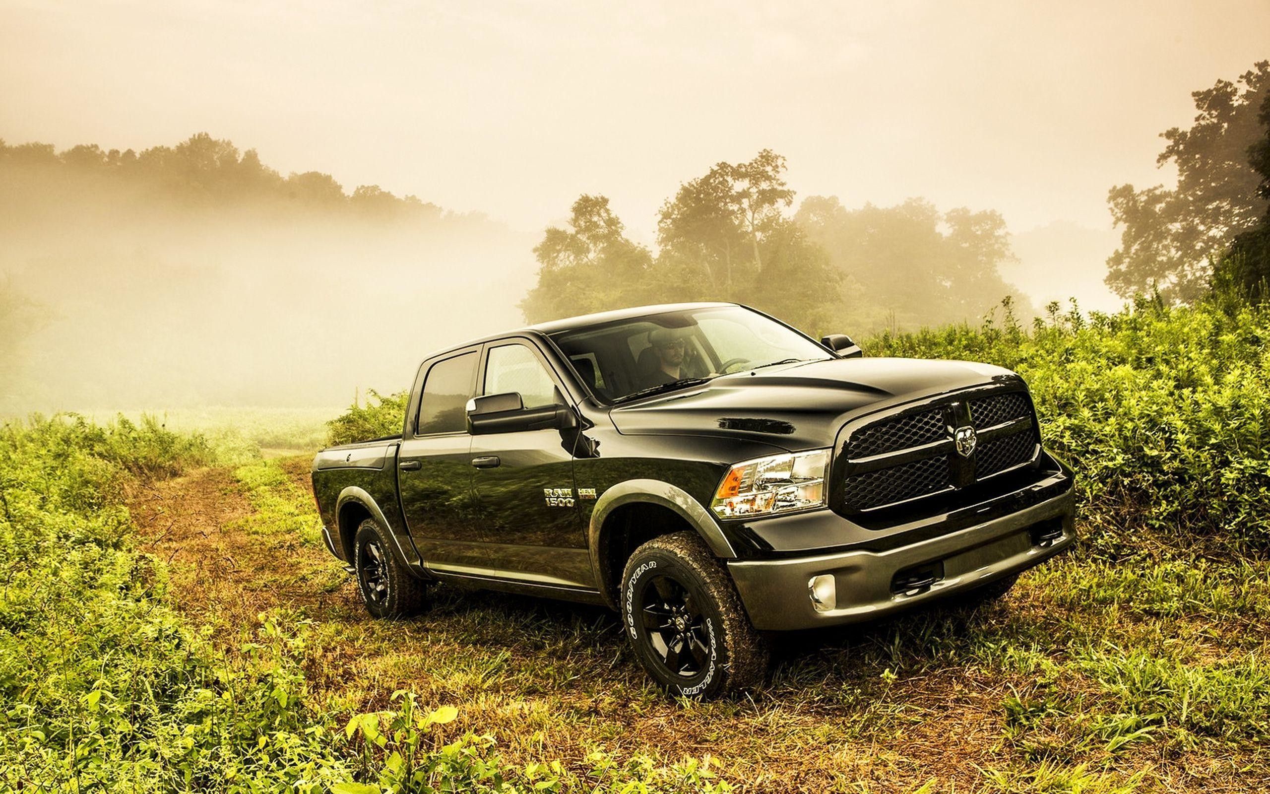 Pickup Dodge Ram nero, 2560x1600 2K, PC