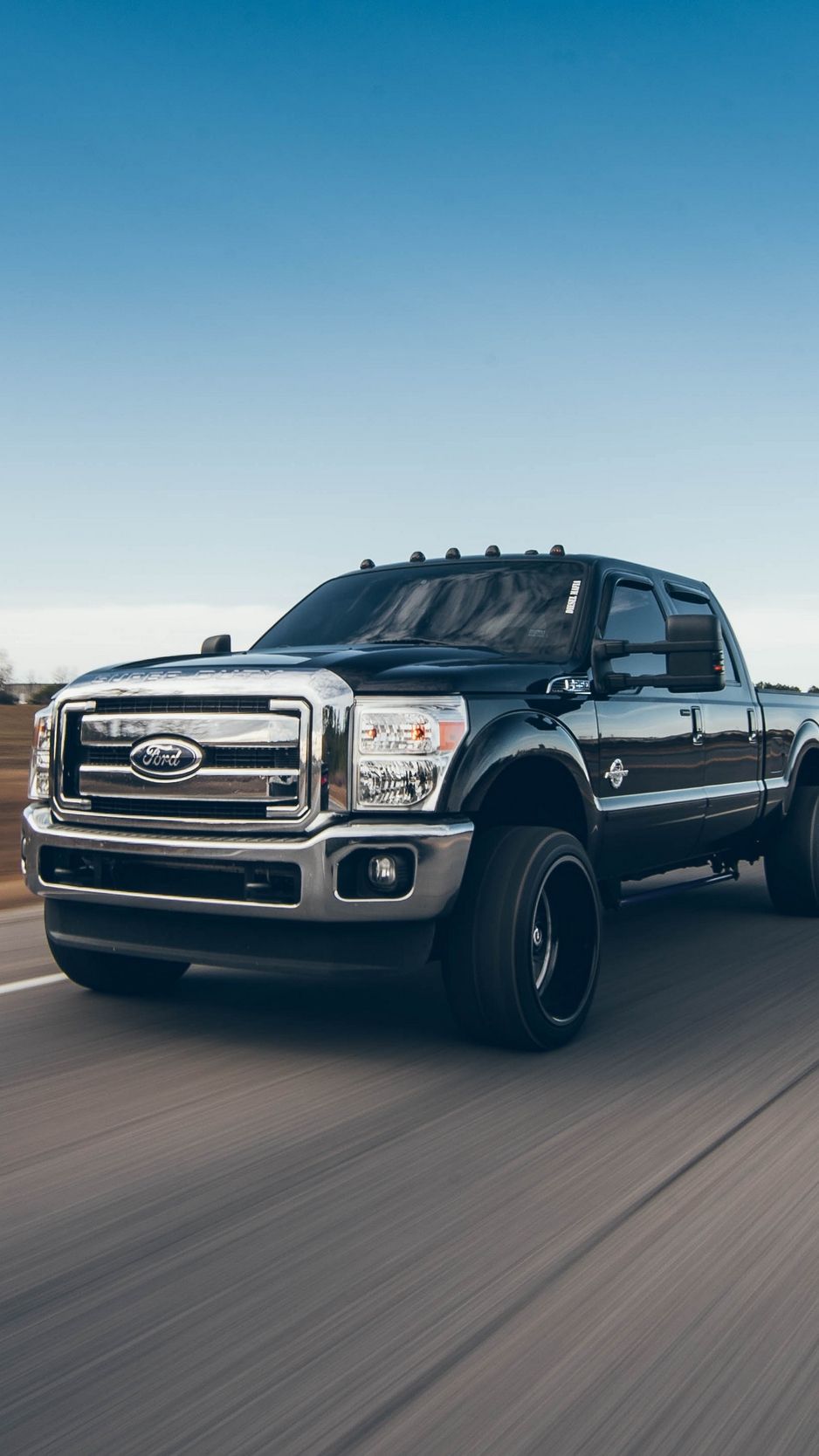 Ford pickup diesel nero, 938x1668 Verticale, Mobile