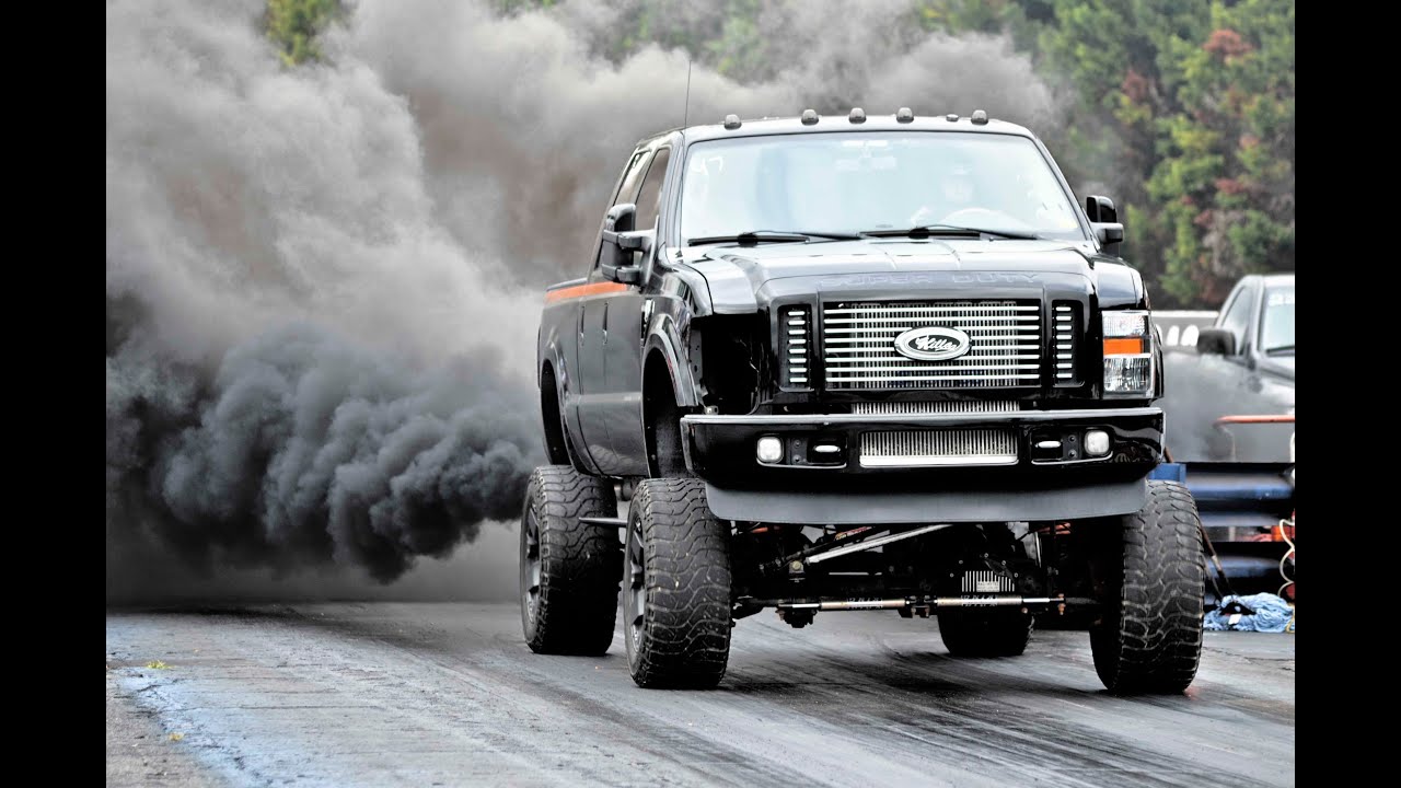 Camion diesel nero fumo nero, 1280x720 HD, Desktop
